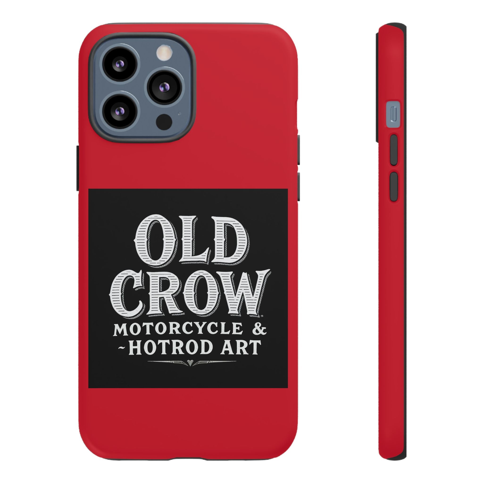 Classic Old Crow Garage Typography Cases