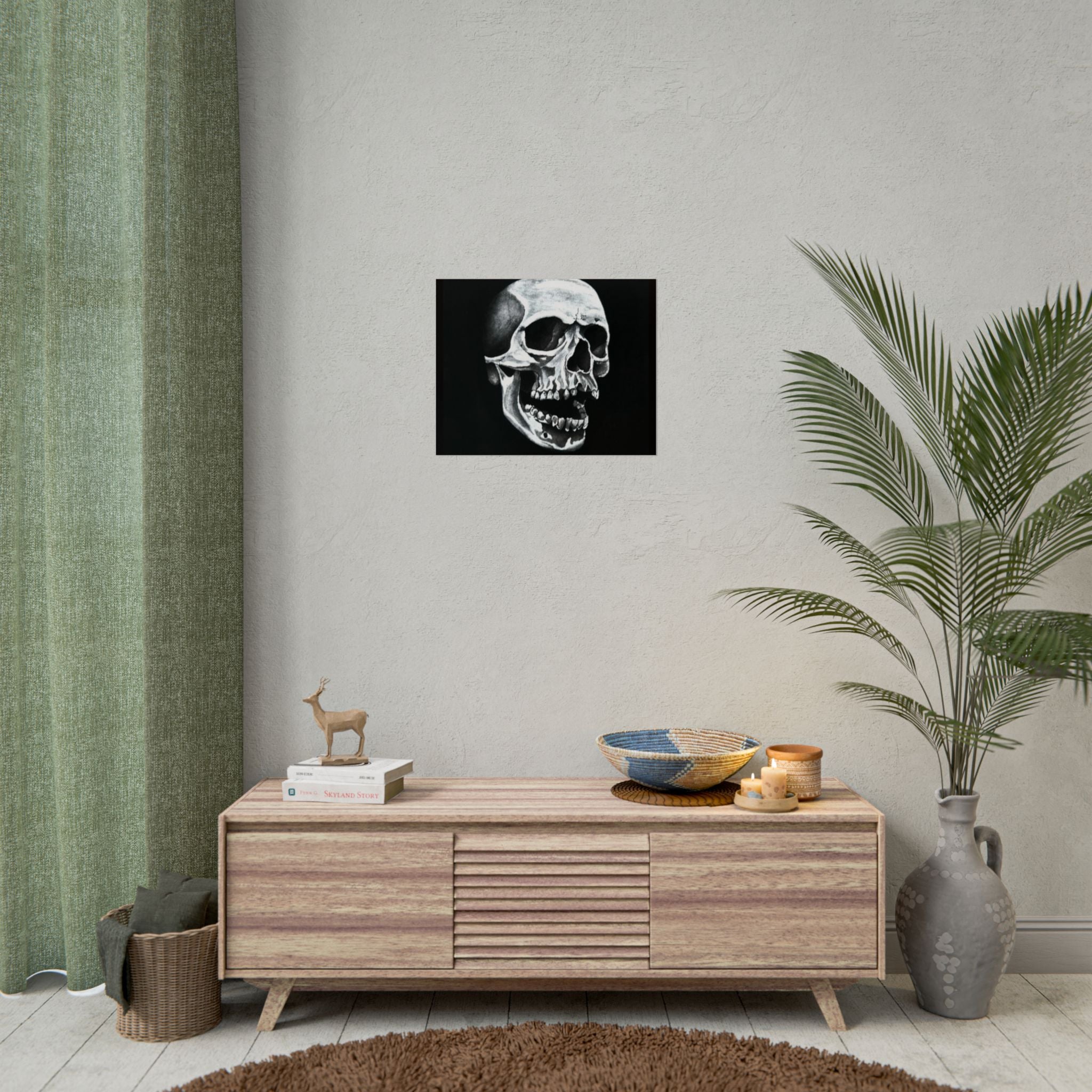 Skull Art Rolled Posters