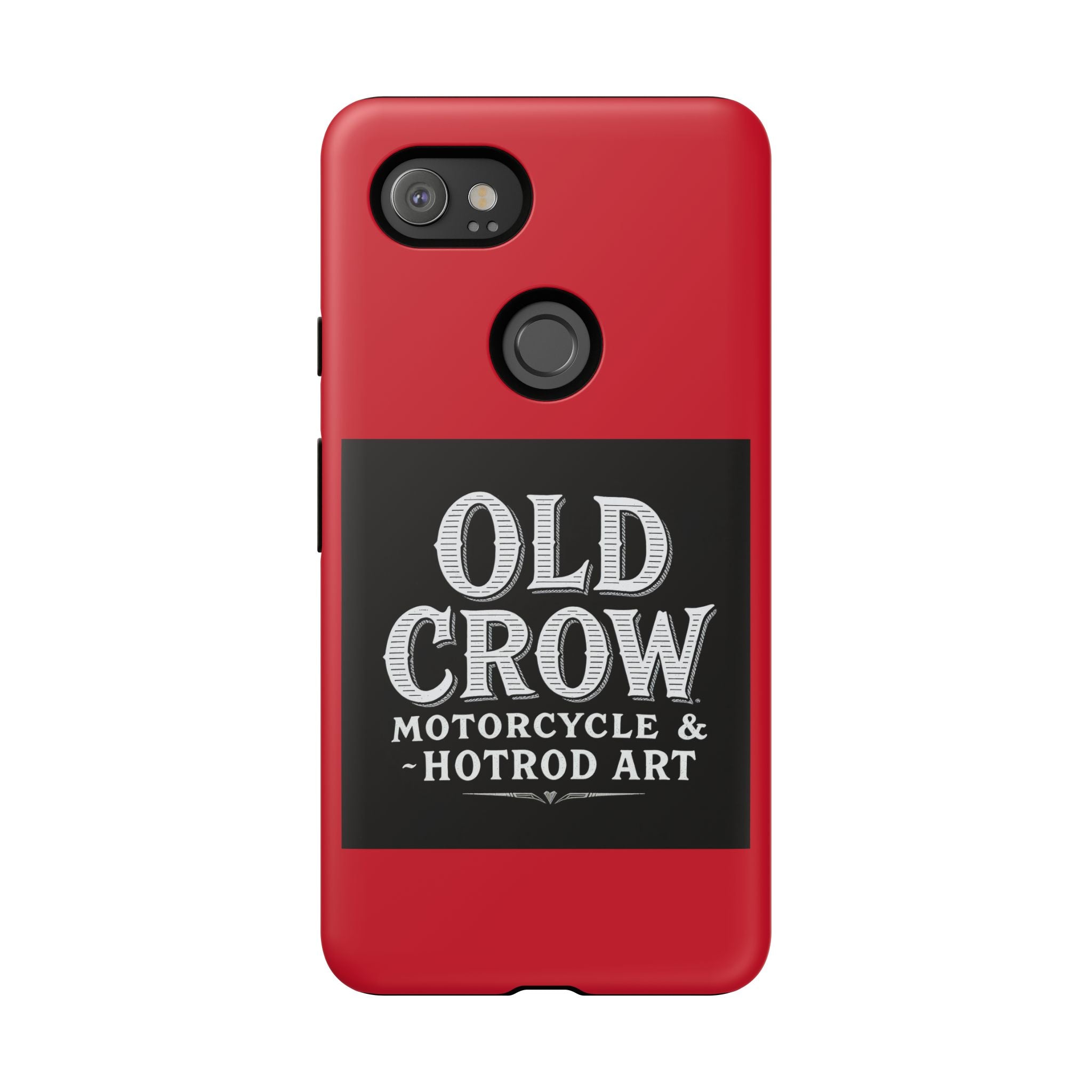 Classic Old Crow Garage Typography Cases