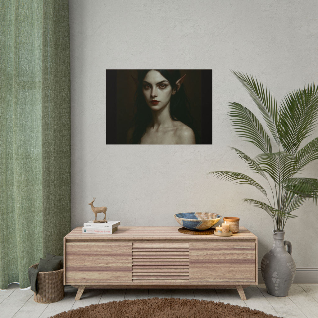 Gothic Art Rolled Posters, Dark Fantasy Wall Decor