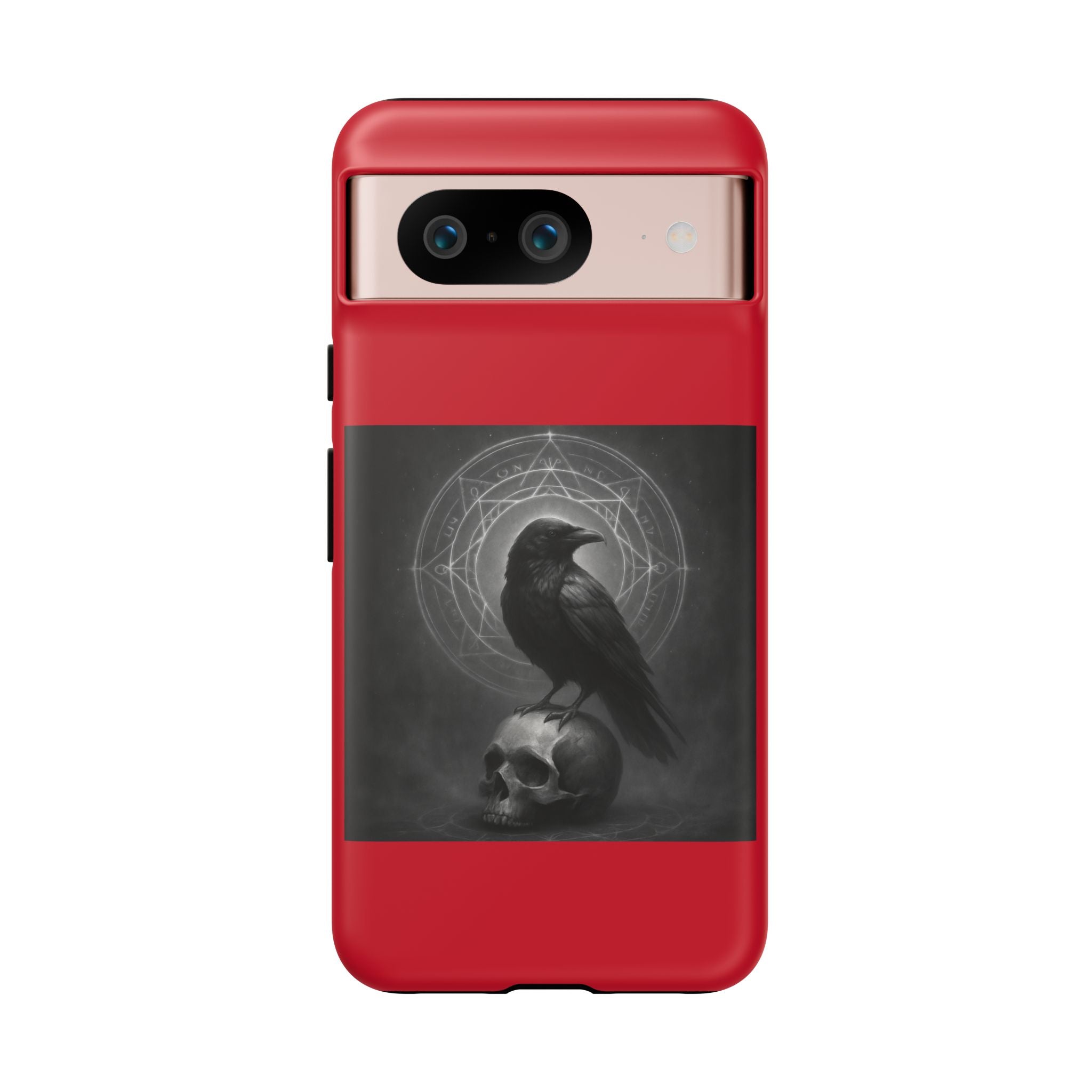 Occult Raven Sigil & Skull Art Cases