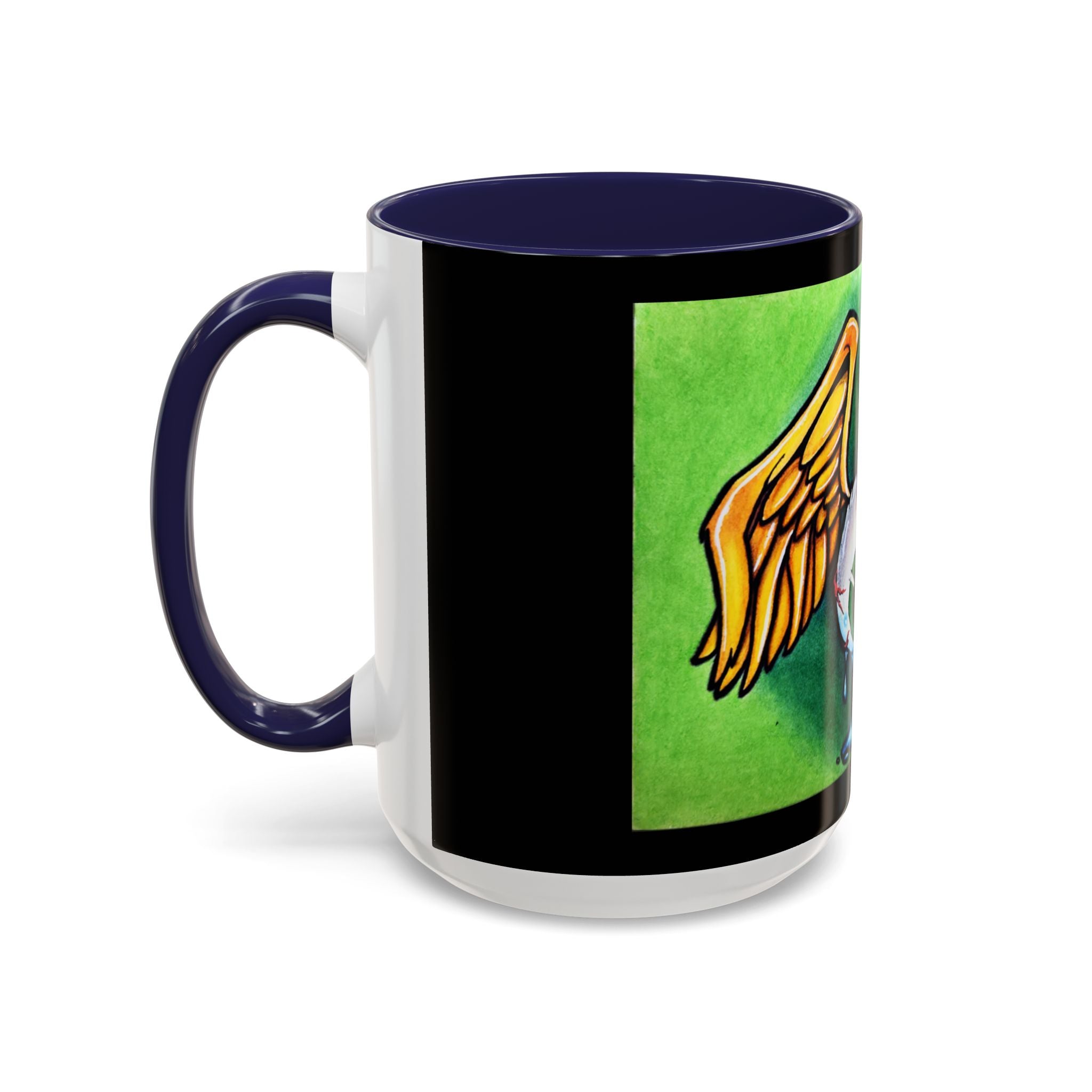 28 Whimsical Gothic Winged Eye Coffee Mug