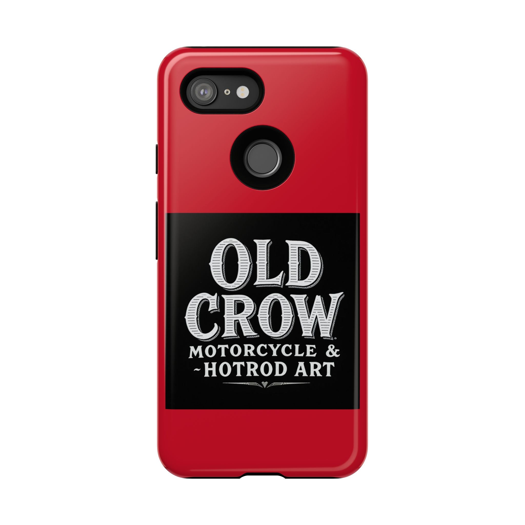 Classic Old Crow Garage Typography Cases