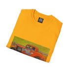 Vintage Hotrod in Motion Softstyle T-Shirt, " Book'n"
