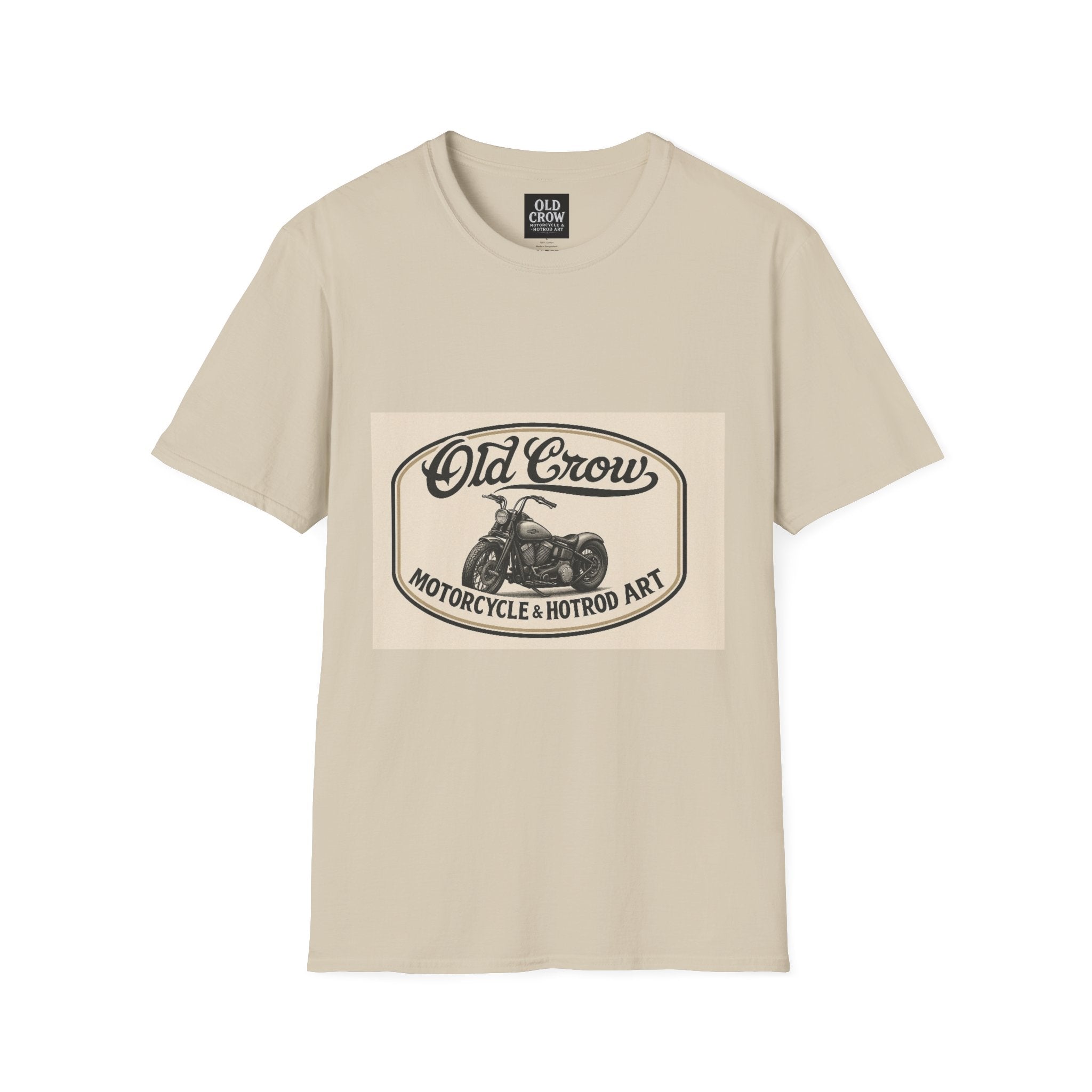 Retro Biker Life Old Crow Shop Sign T-Shirt