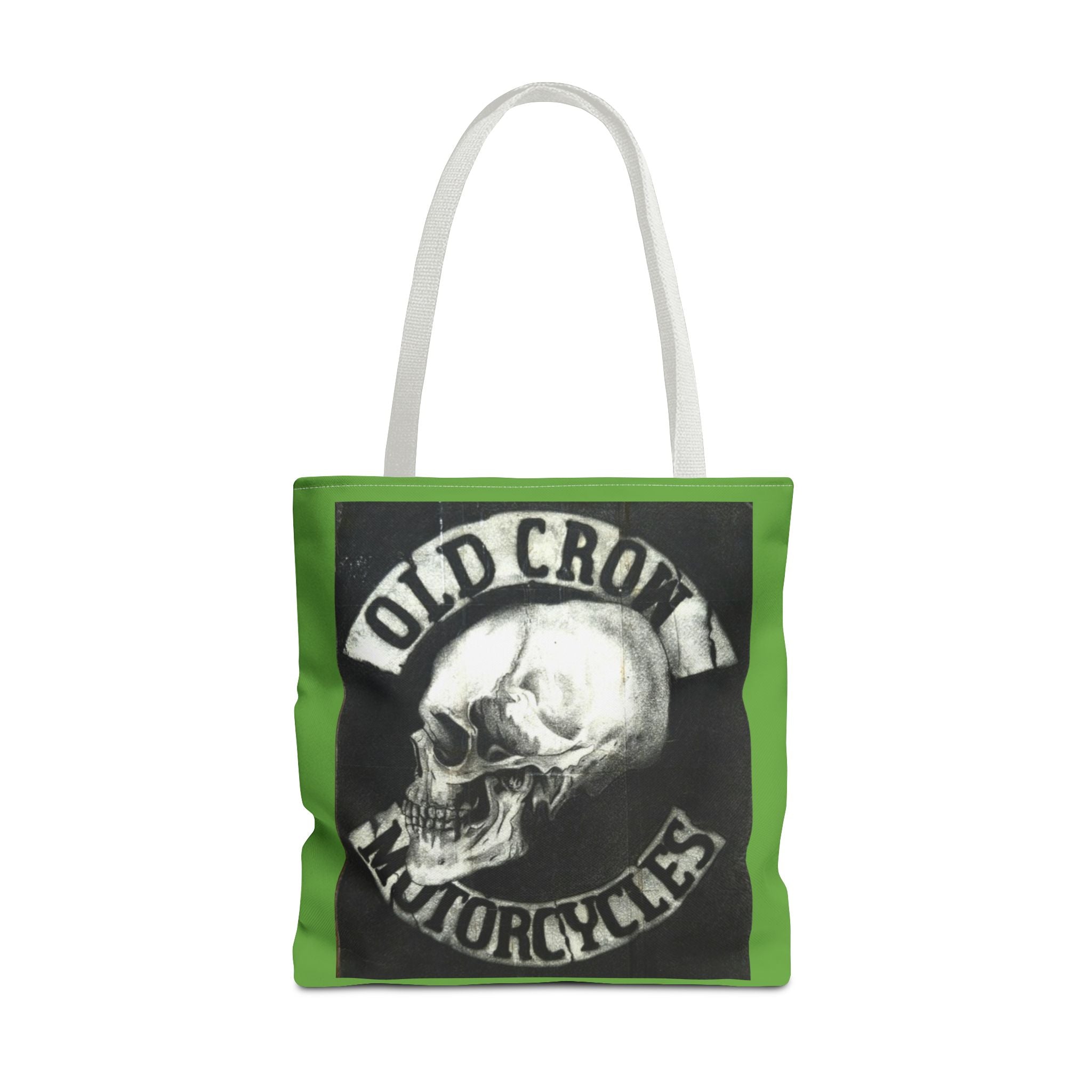 Old Crow Motorcycles Skull Emblem Tote Bag