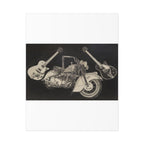 Guitars & Gasoline Art Poster, Music Wall Decor