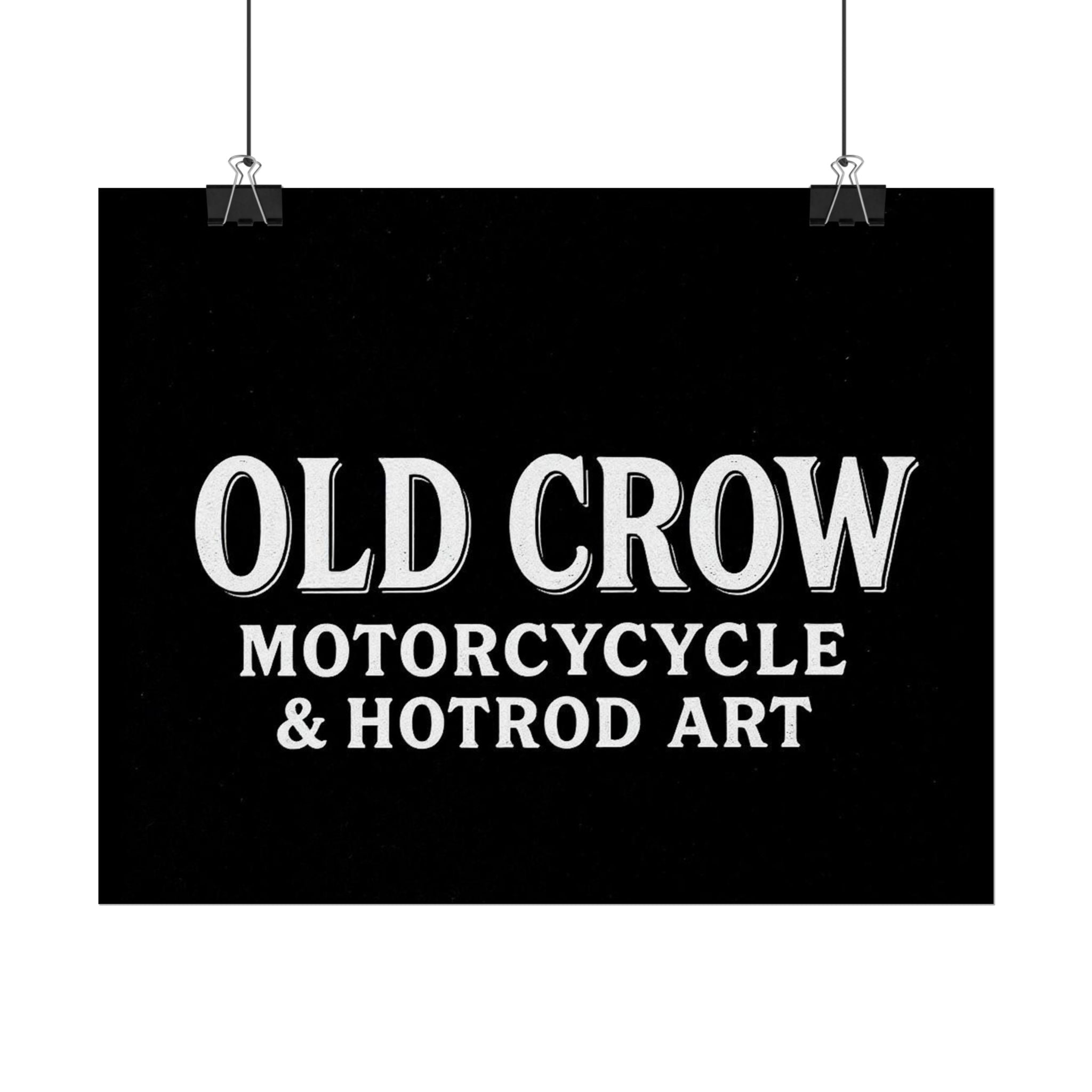 Old Crow: The Omen Art Rolled Posters