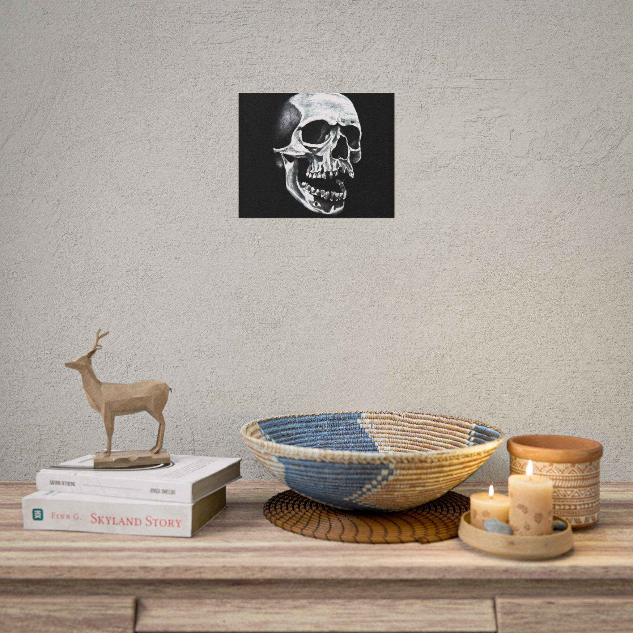 Skull Art Rolled Posters