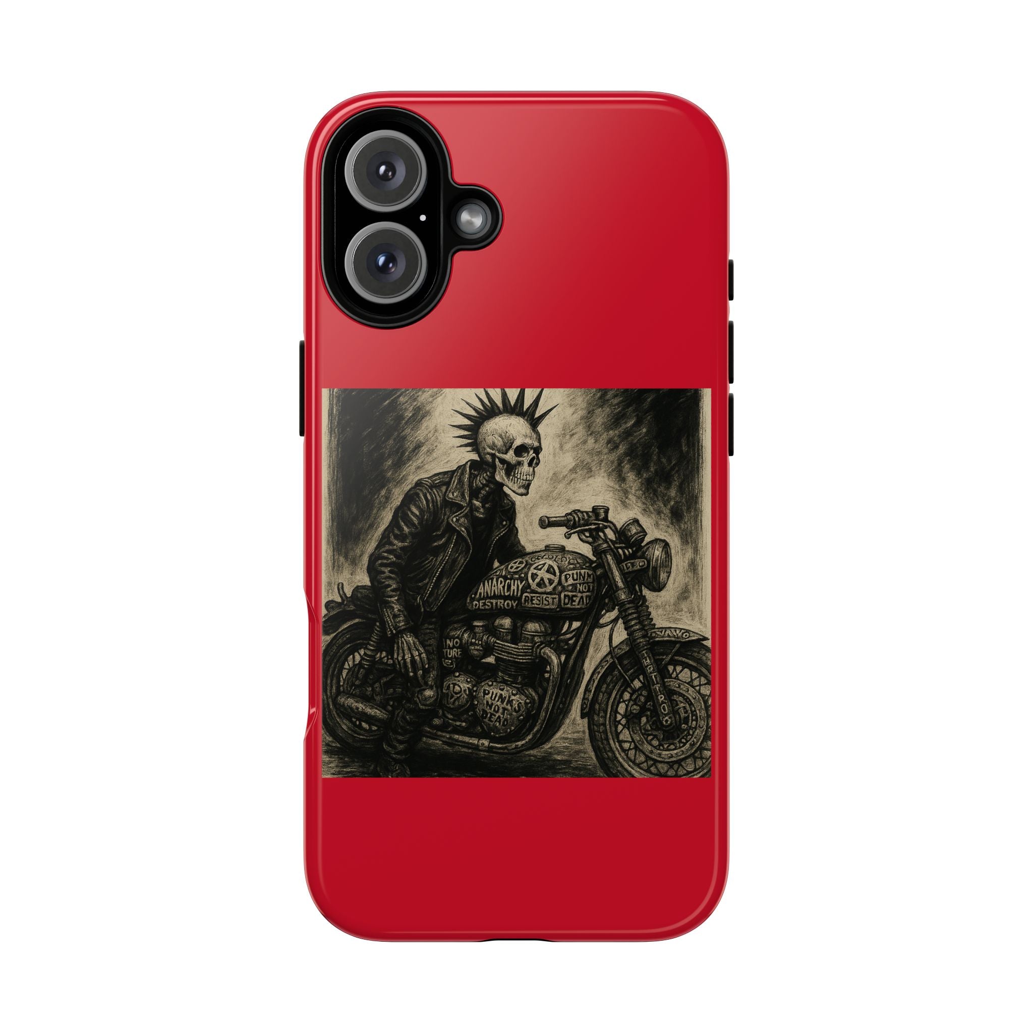 Gothic Punk Biker Skeleton Cases
