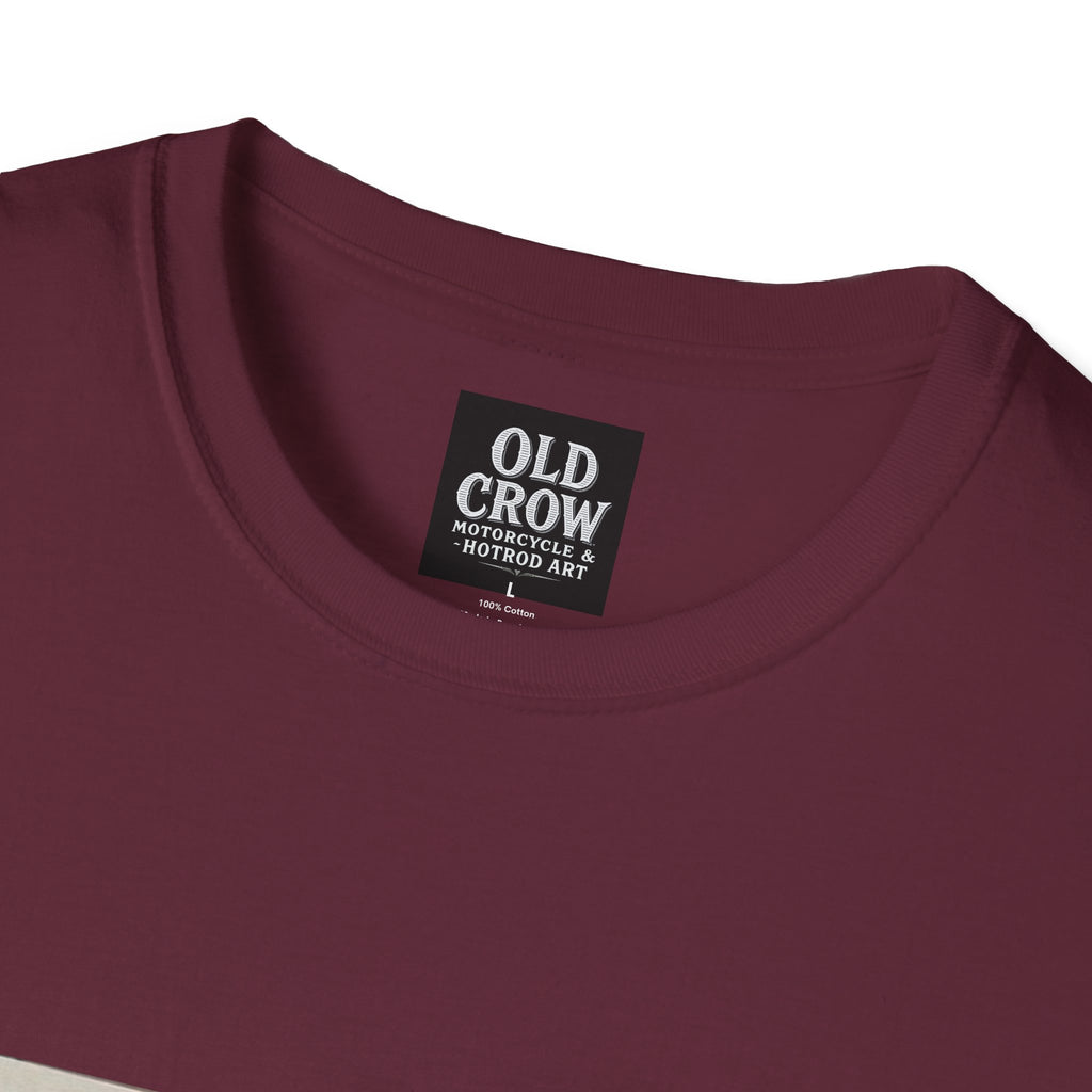 Aviation and Motorcycle Heritage Print  T-Shirt