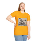 Aviation and Motorcycle Heritage Print  T-Shirt