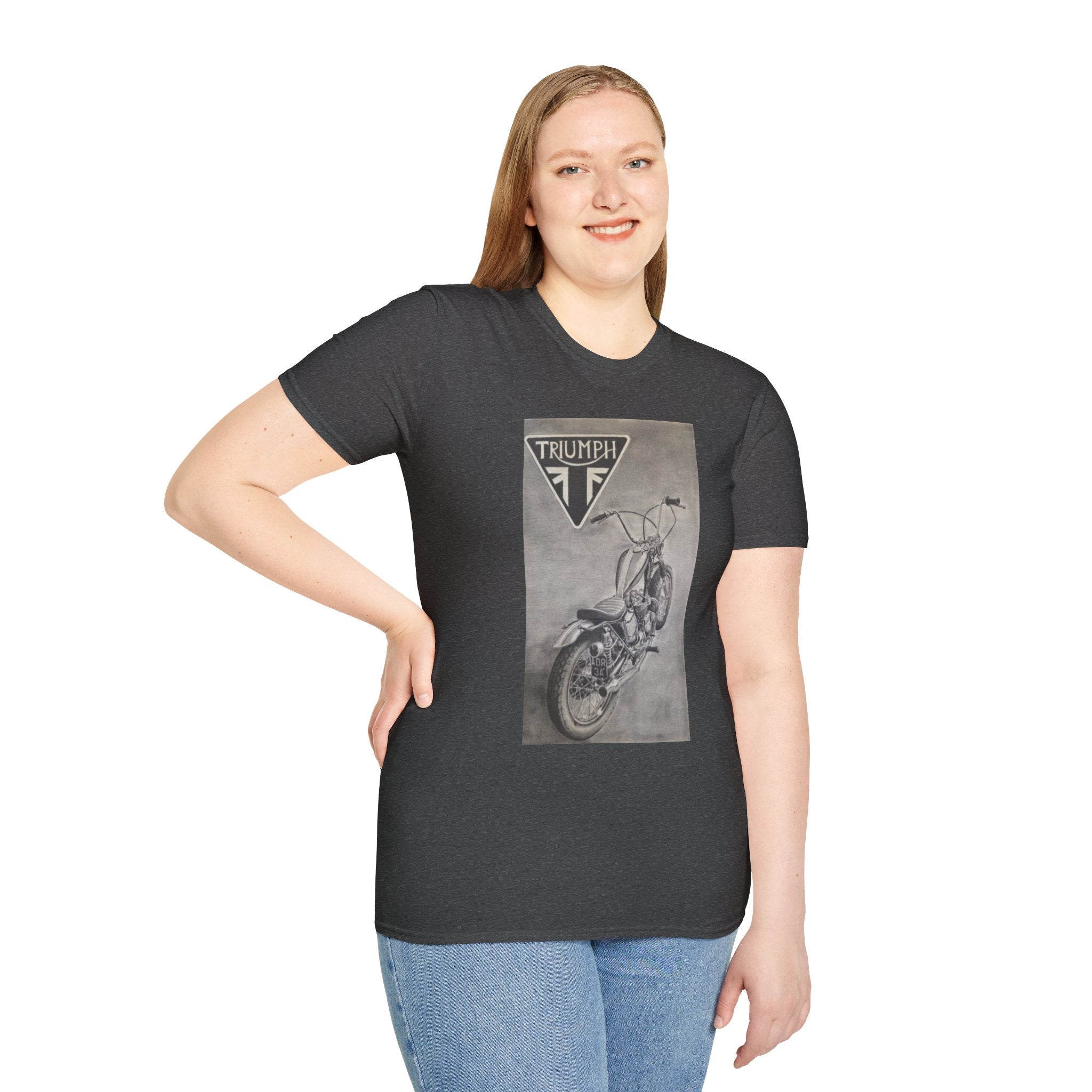Retro Triumph Chopper Softstyle T-Shirt
