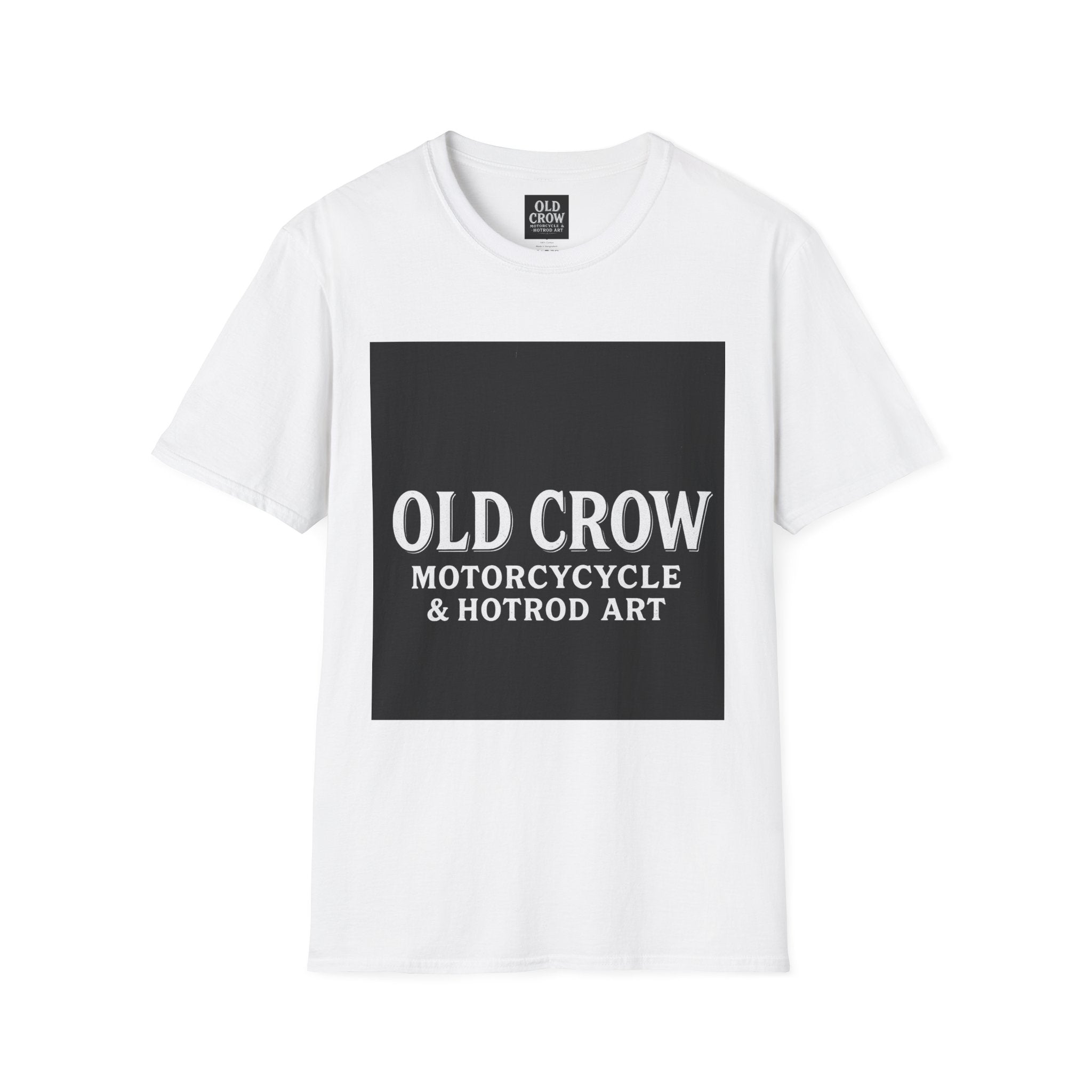 Old Crow Motorcycle & Hotrod Art  T-Shirt
