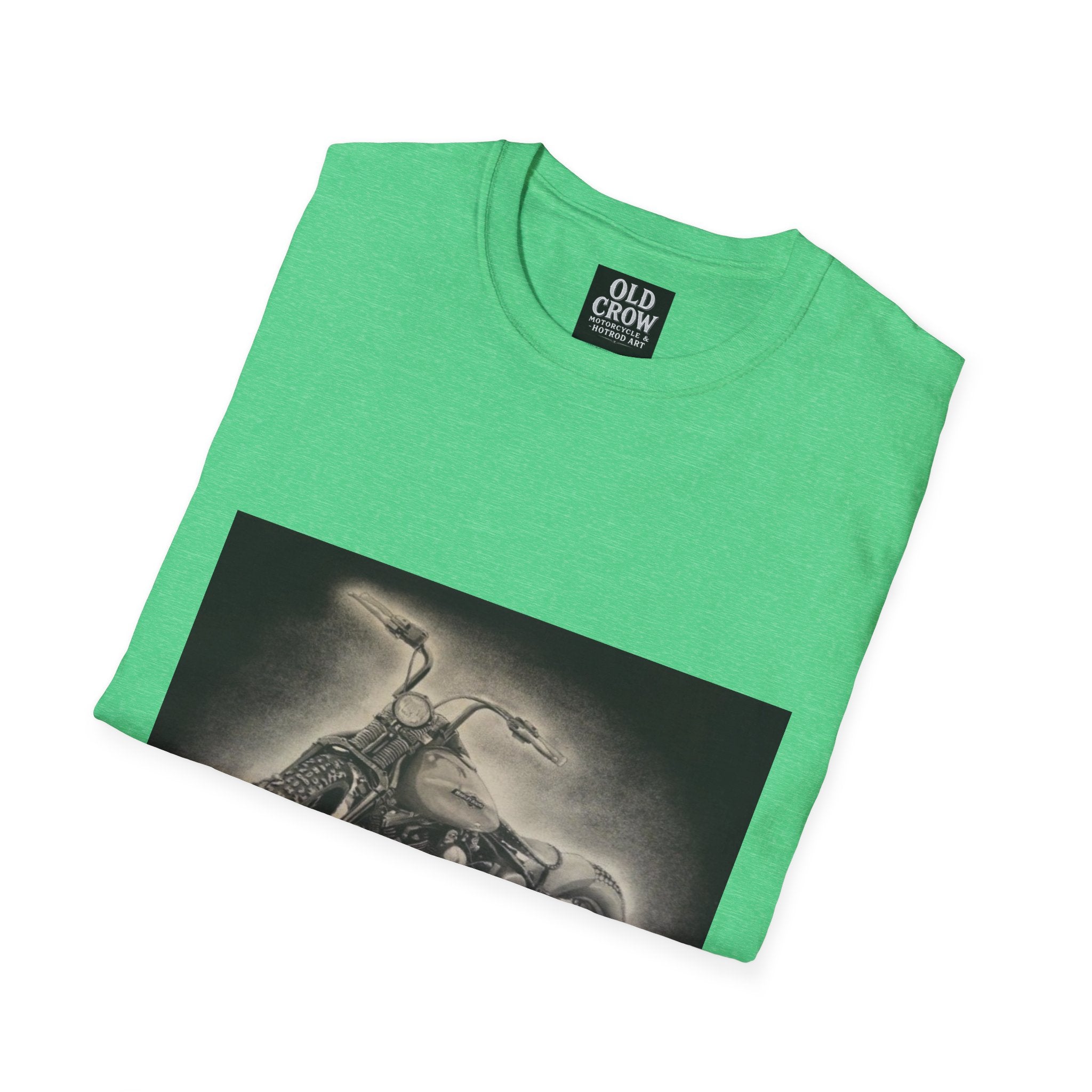 Custom Bobber Bike Canvas T-Shirt