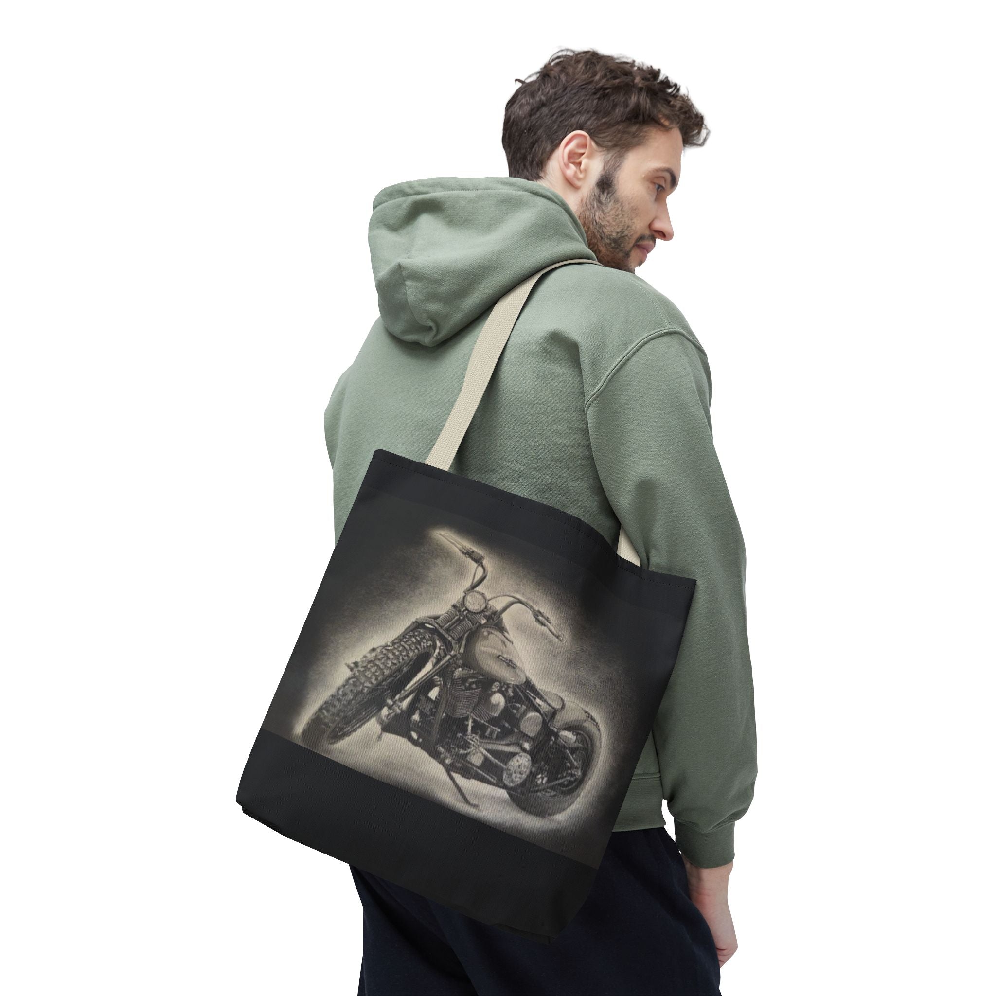 Chrome Shadow Tote Bag