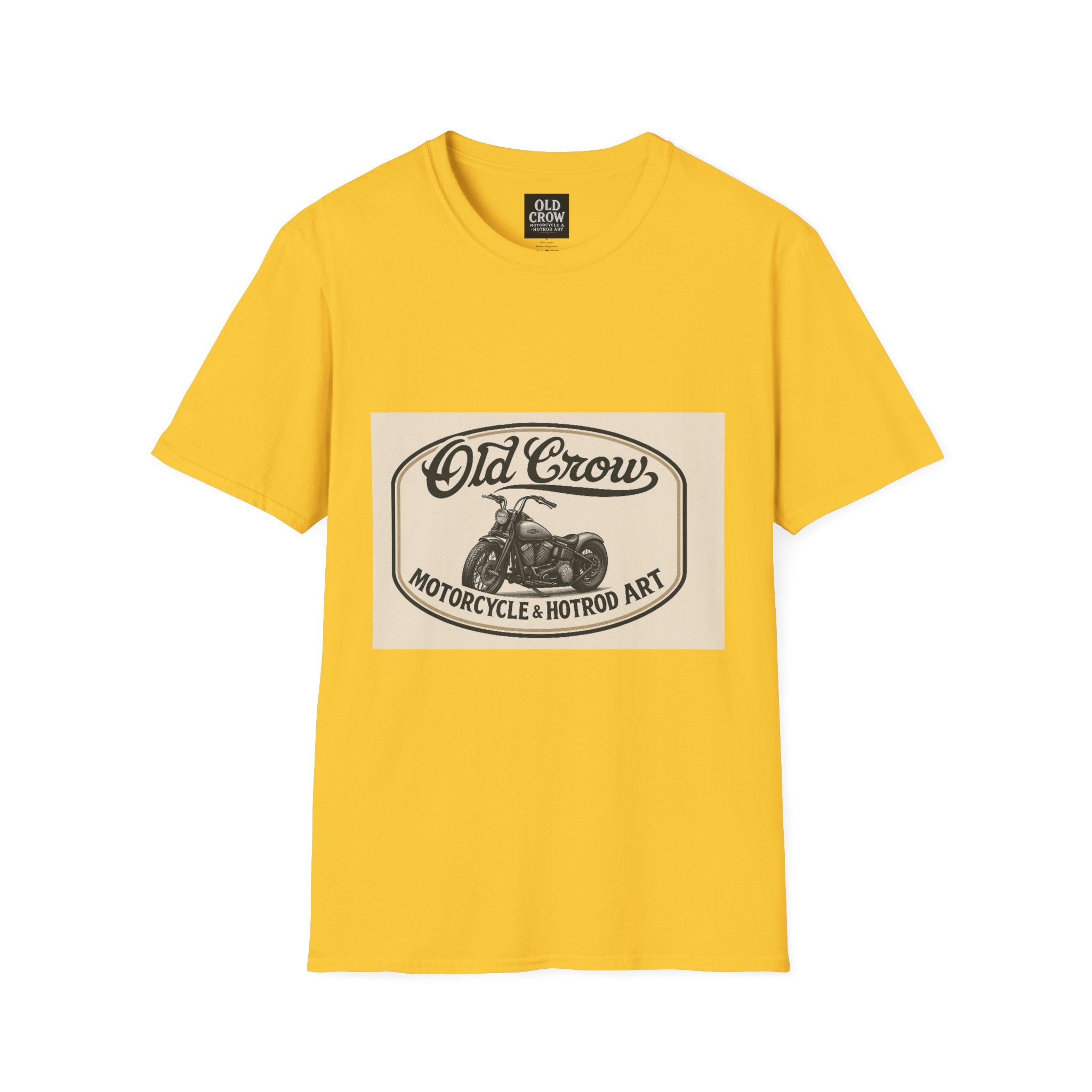 Retro Biker Life Old Crow Shop Sign T-Shirt