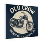 Old Crow Rolled Poster, Retro Wall Decor