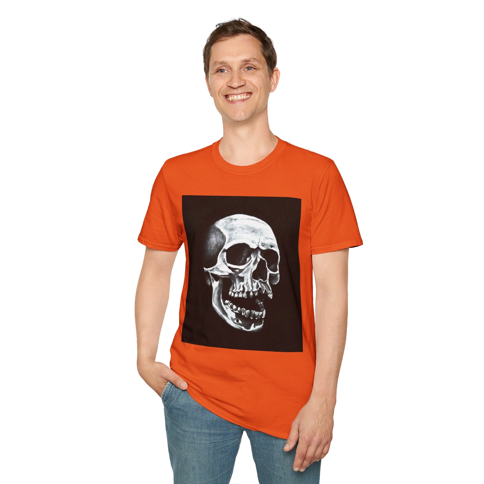 Skull of Shadows Softstyle T-Shirt, classic skull