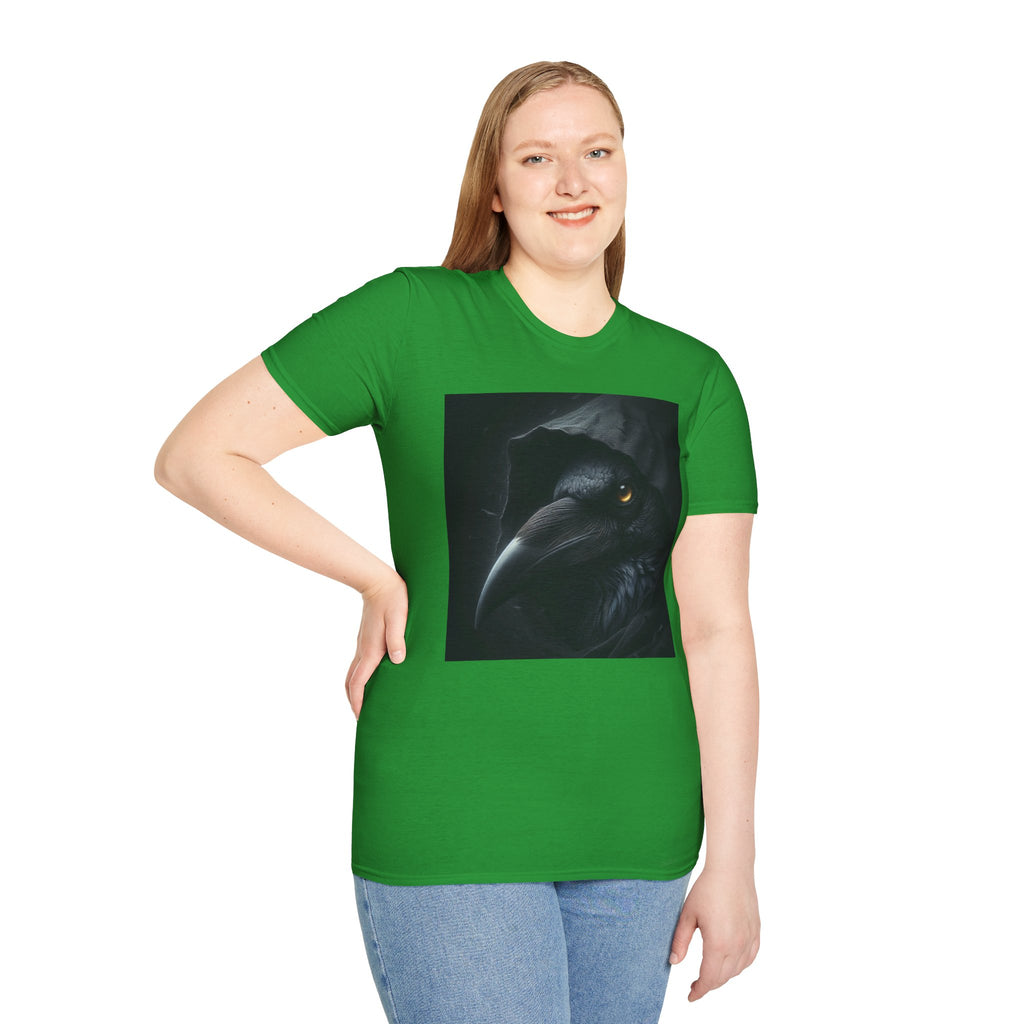 Mystical Crow in Hood T-Shirt
