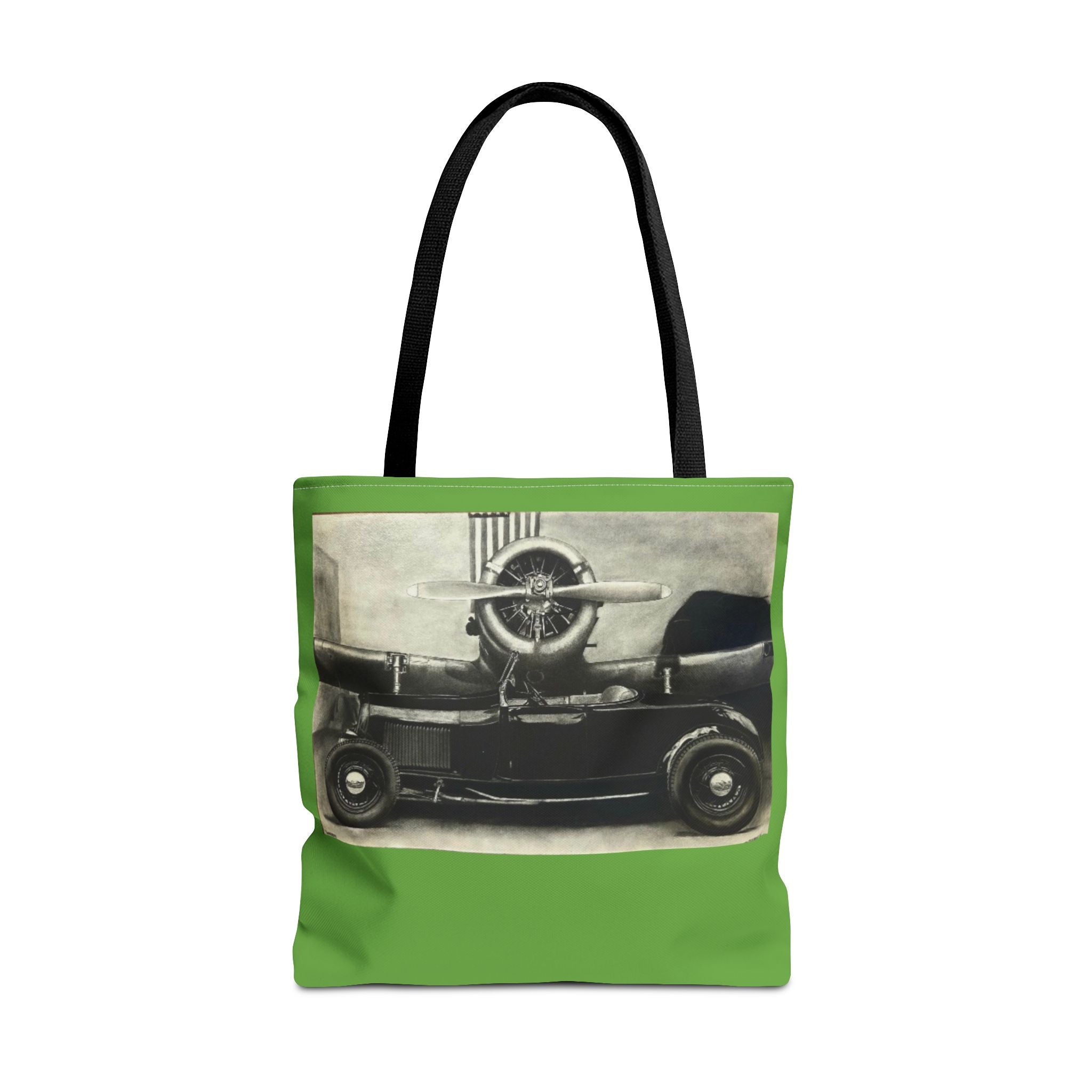Wings Over Wheels Tote Bag