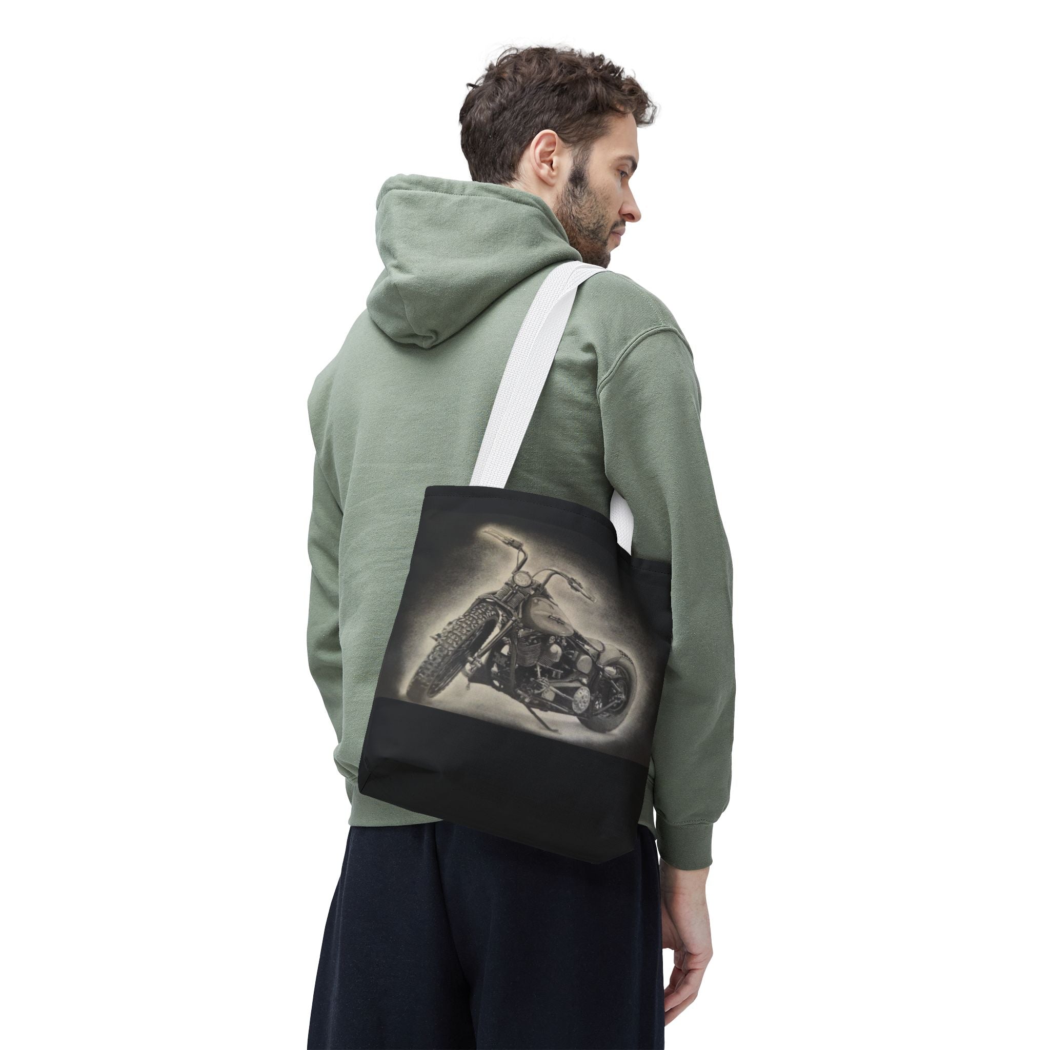 Chrome Shadow Tote Bag