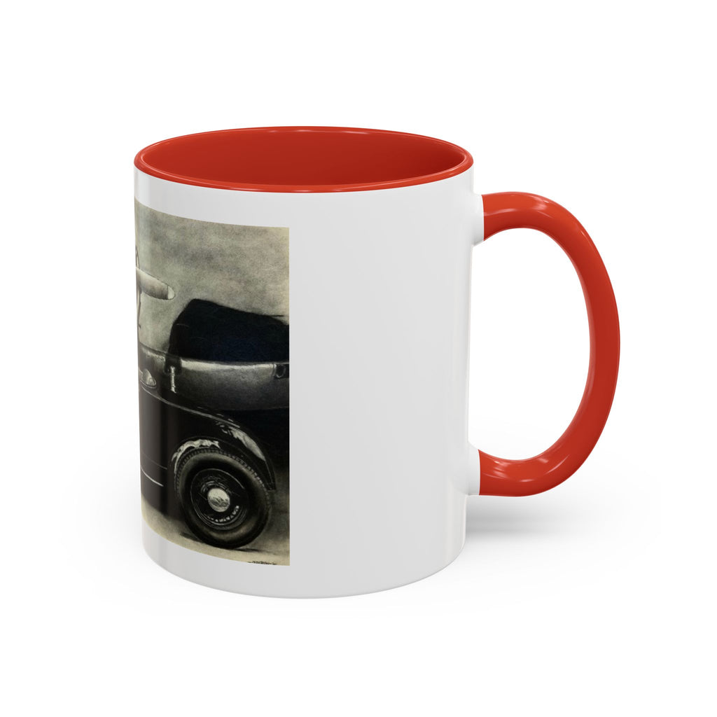 Vintage Airplane Accent Coffee Mug