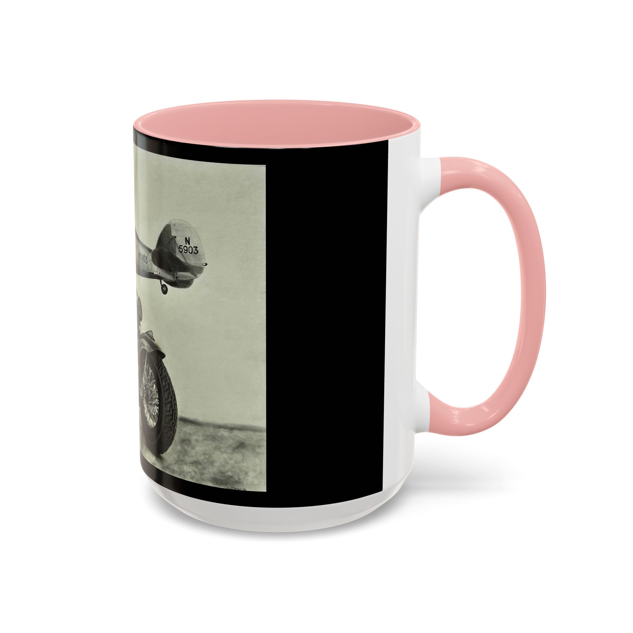 17 Retro Motorcycle & Airplane Coffee Mug