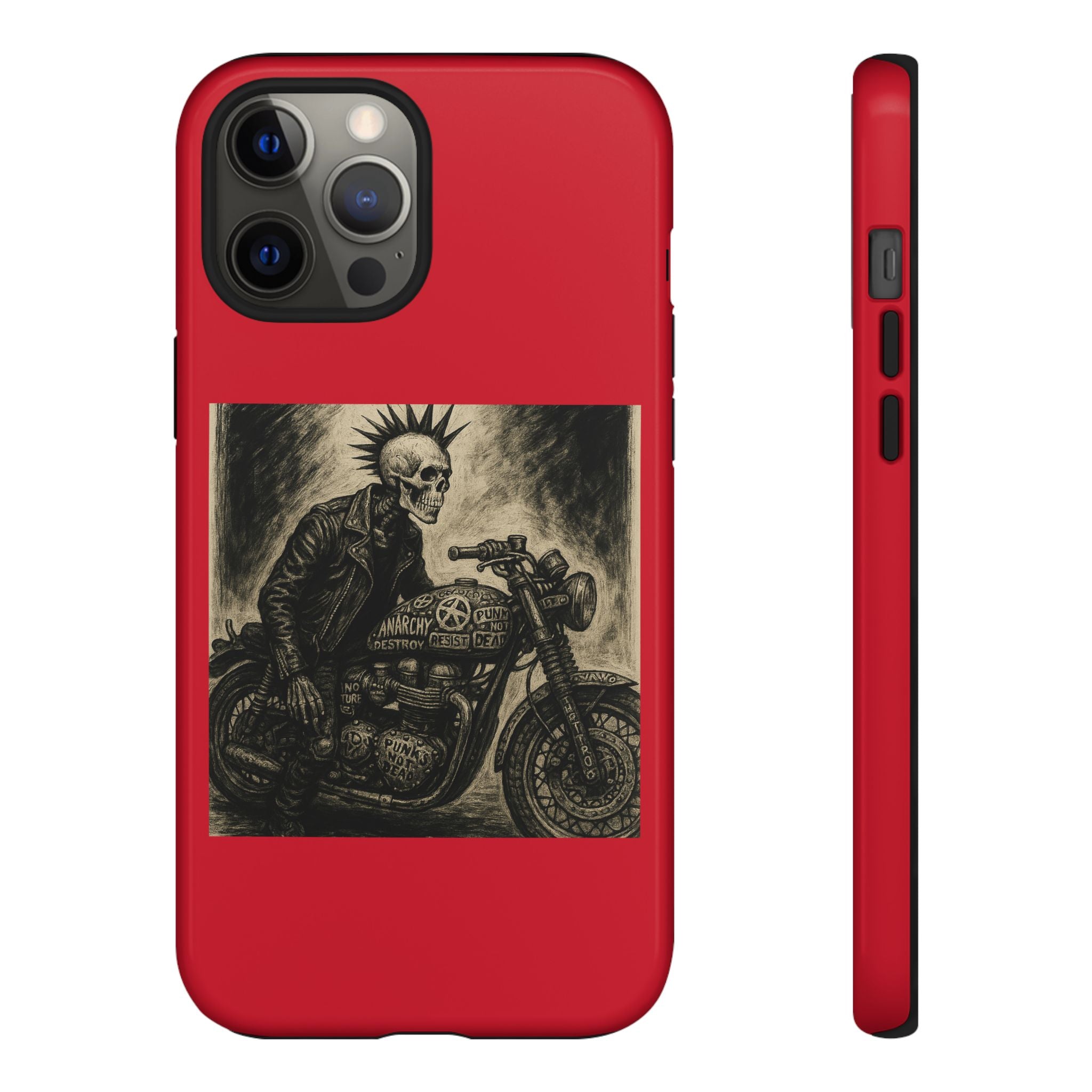 Gothic Punk Biker Skeleton Cases