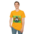 Flying Eyeball Art Print Softstyle T-Shirt