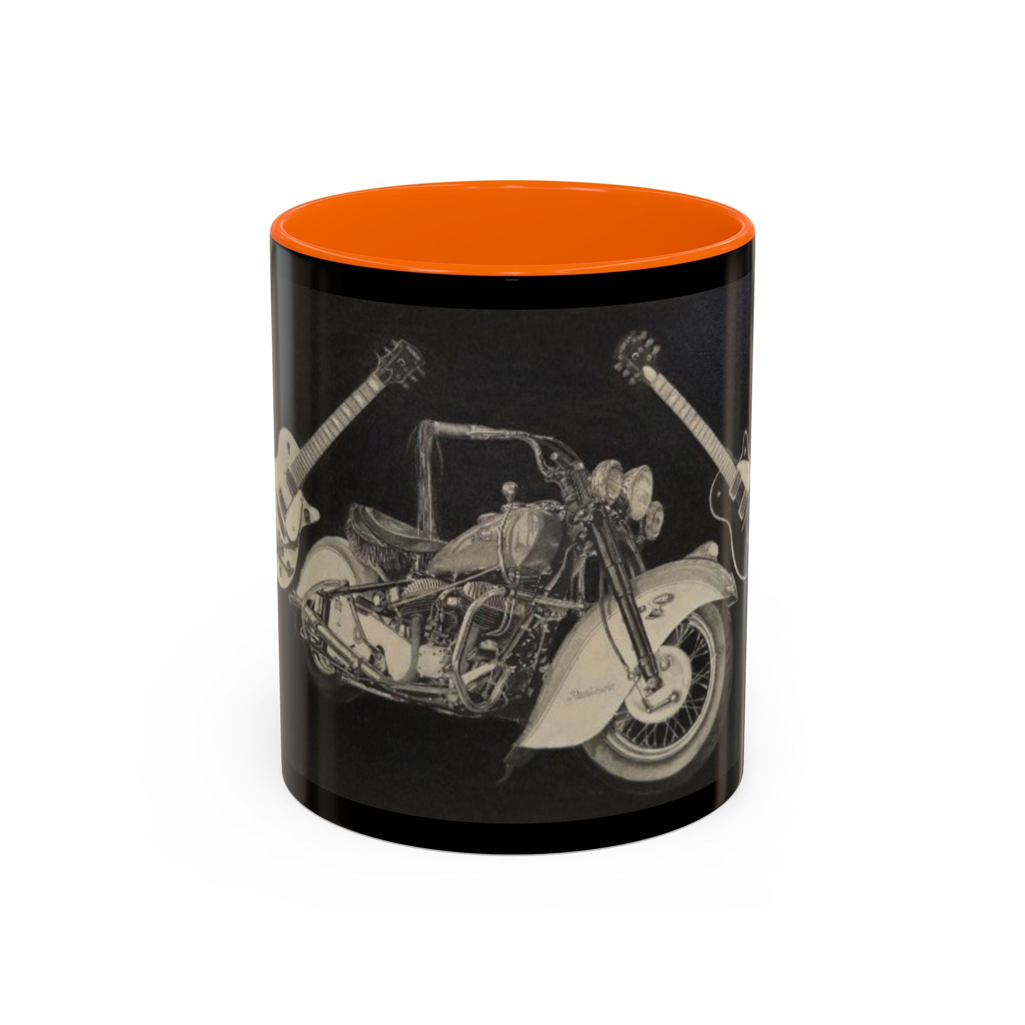 15 Vintage Motorcycle & Guitar Coffee Mug