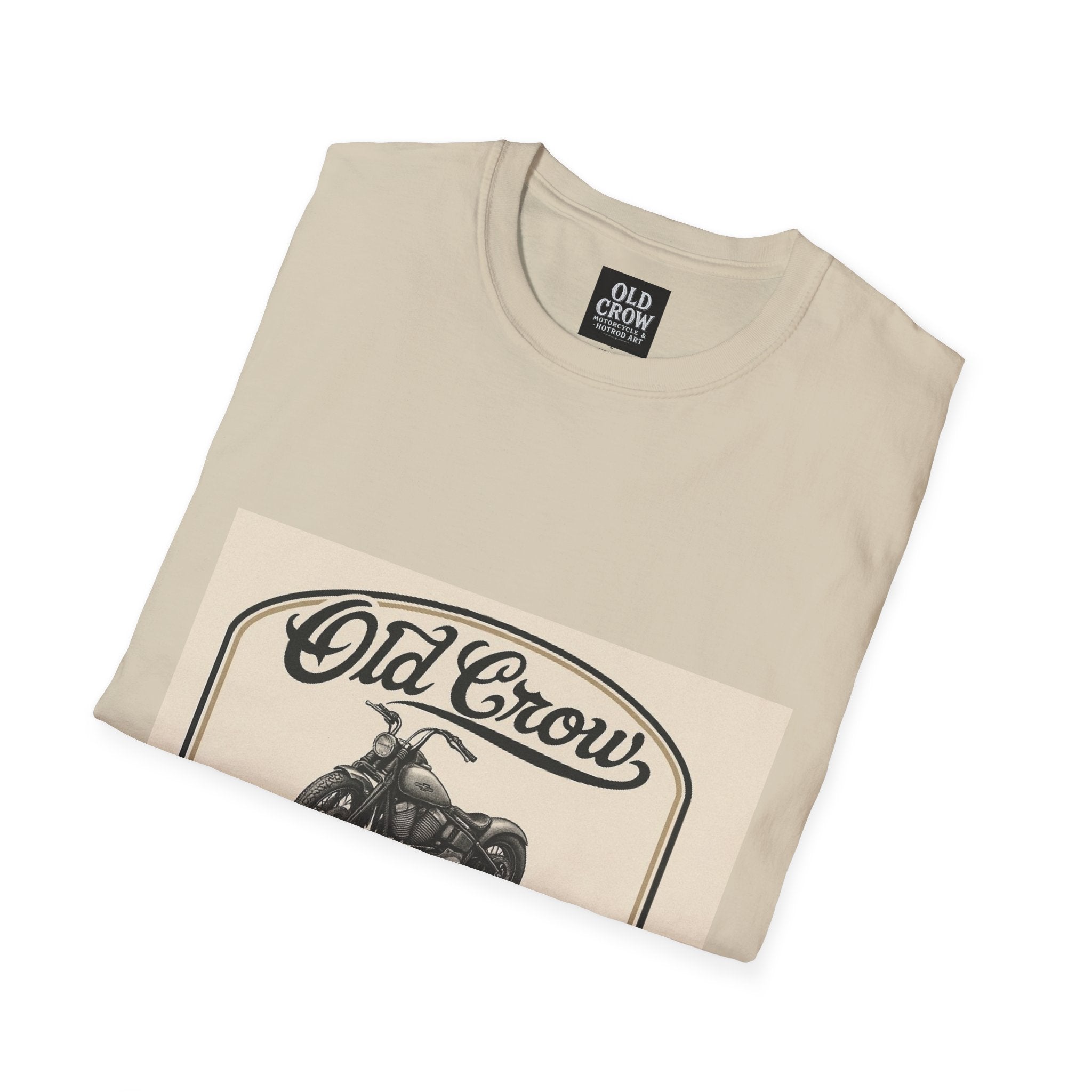 Retro Biker Life Old Crow Shop Sign T-Shirt