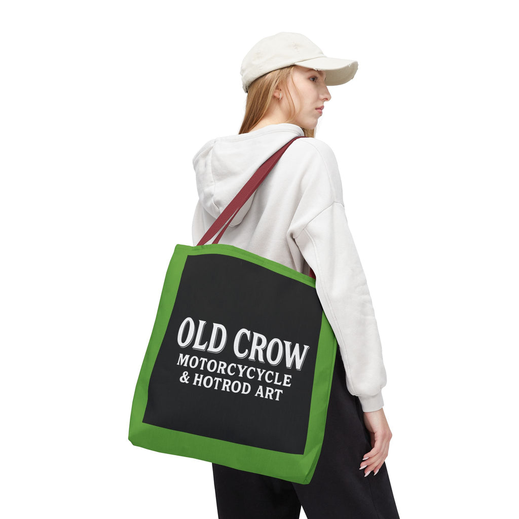 Old Crow Motorcycle & Hotrod Tote Bag