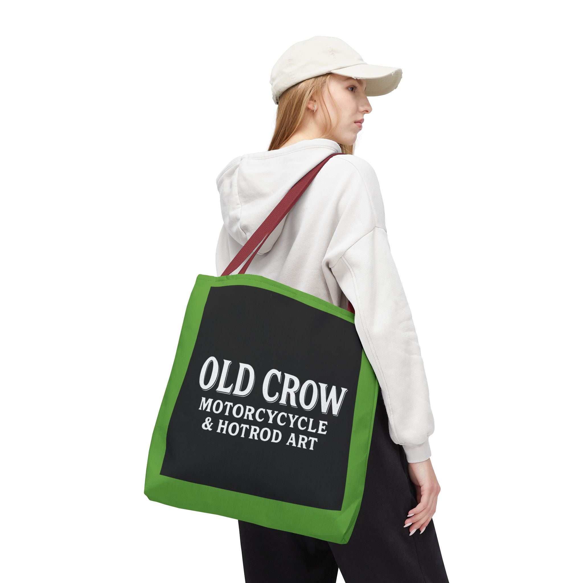Old Crow Motorcycle & Hotrod Tote Bag