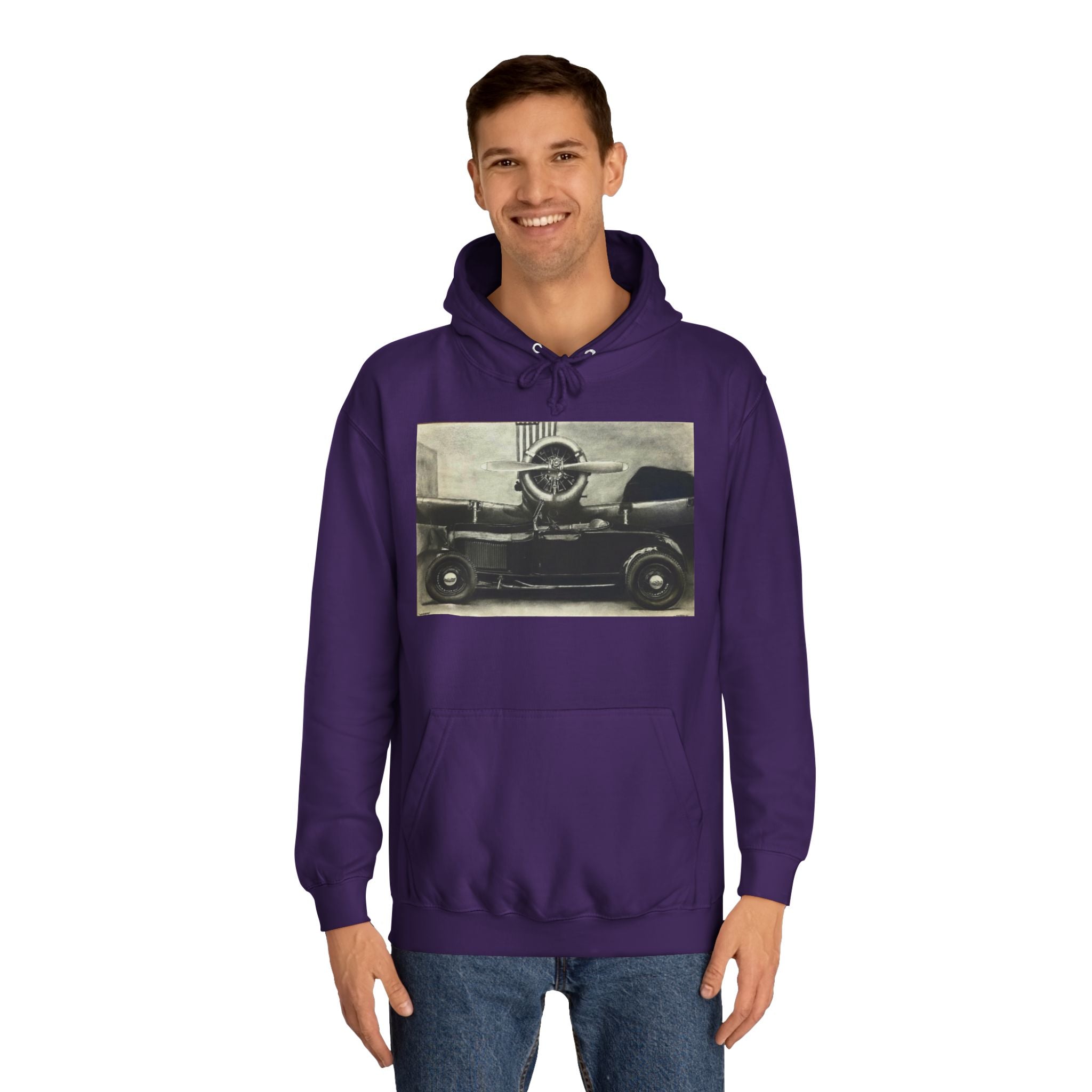 Sky and Speed Hoodie College Hoodie