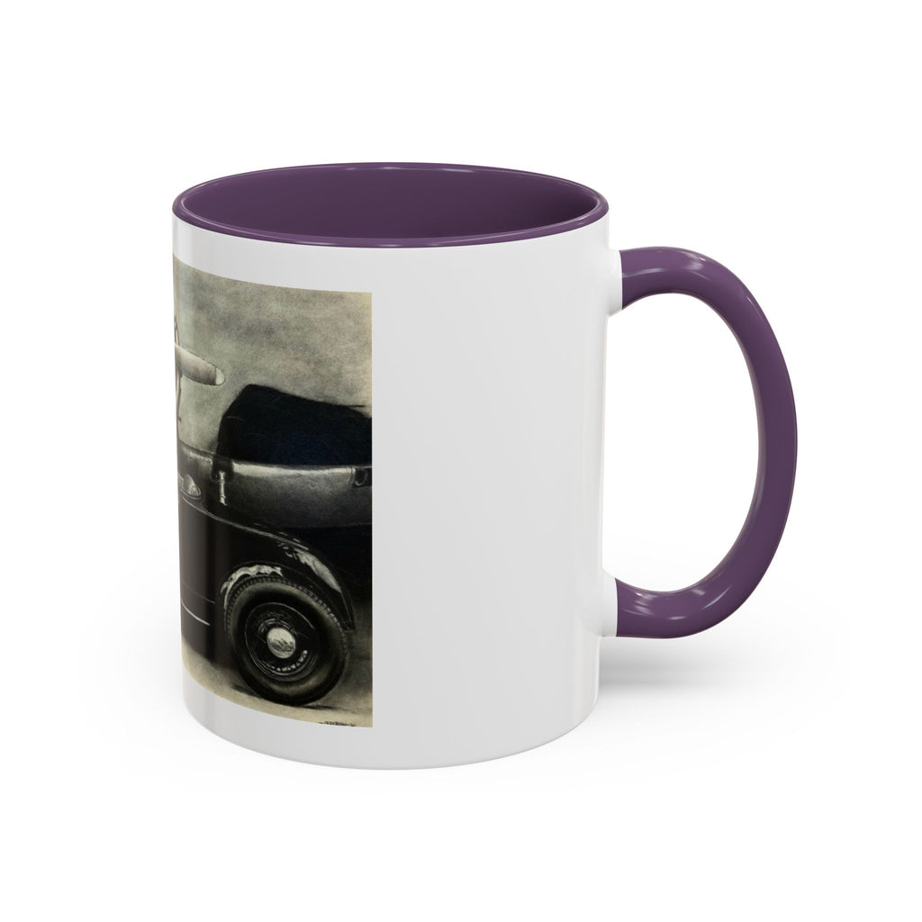 Vintage Airplane Accent Coffee Mug