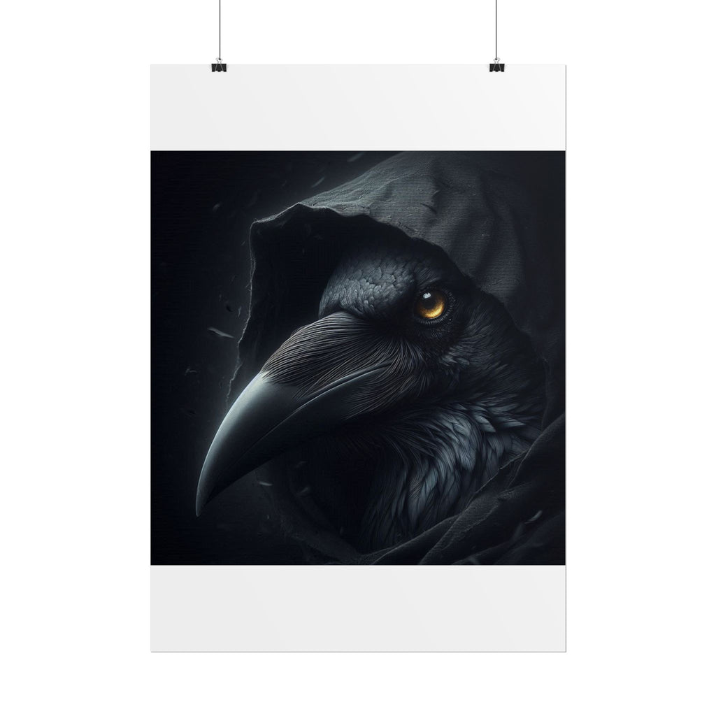 Dark Raven Hooded Rolled Poster