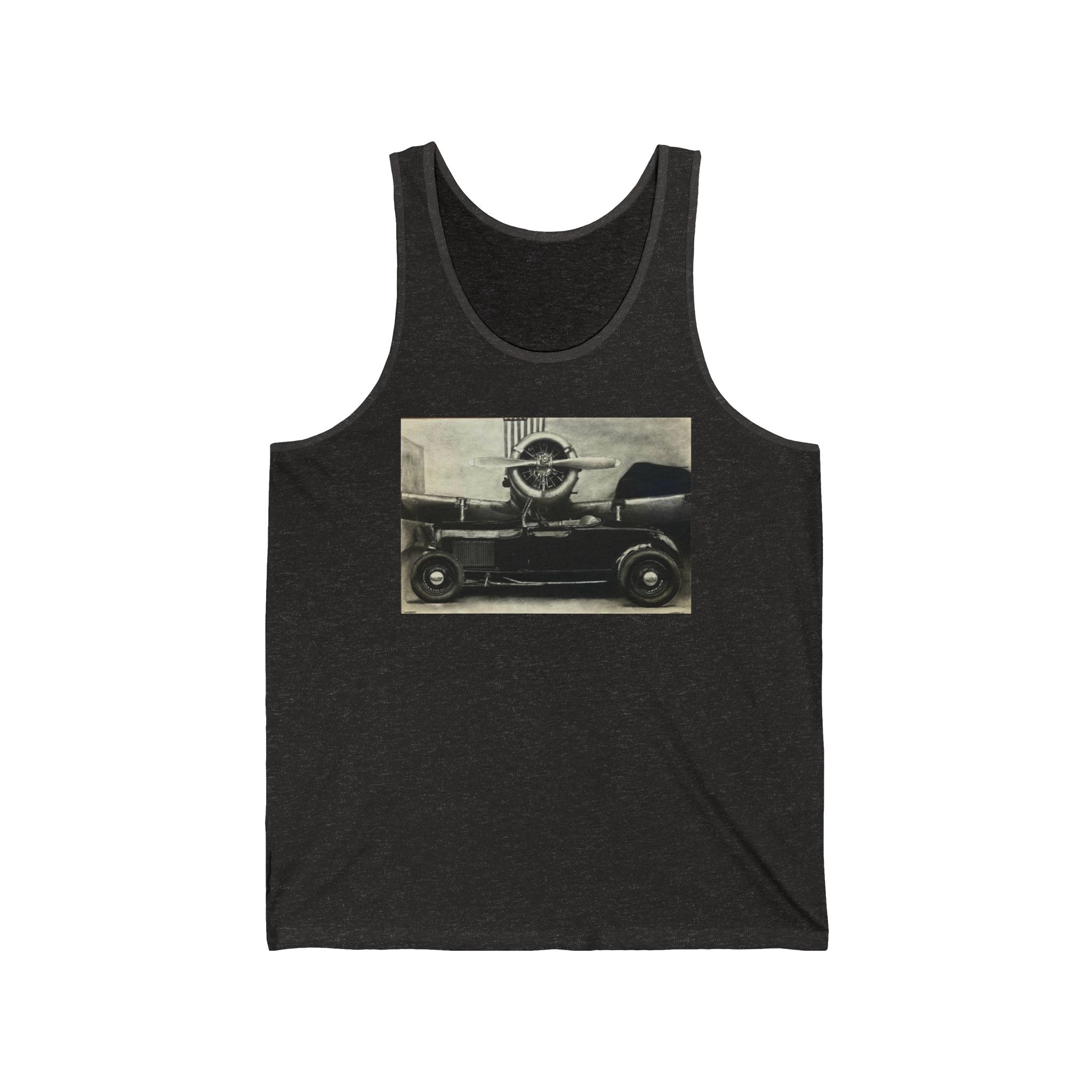 Vintage Speed Meets Sky Power Tank