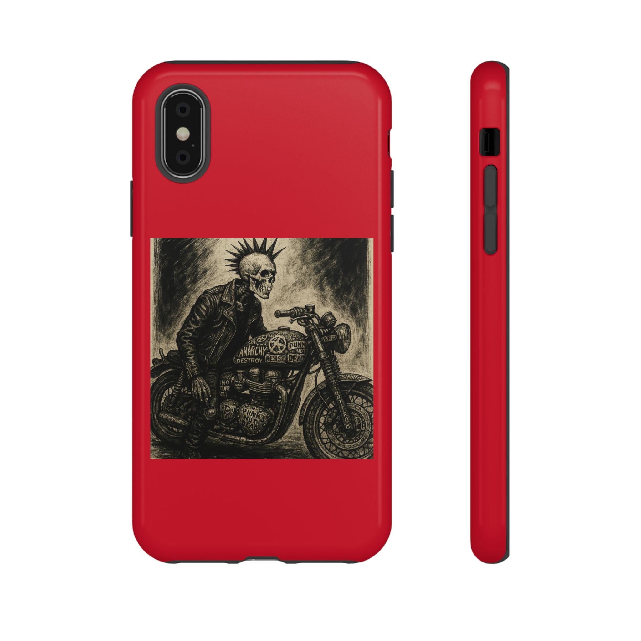 Gothic Punk Biker Skeleton Cases