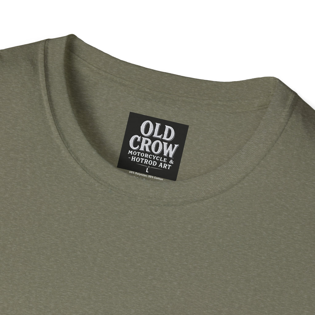 Custom Bobber Bike Canvas T-Shirt