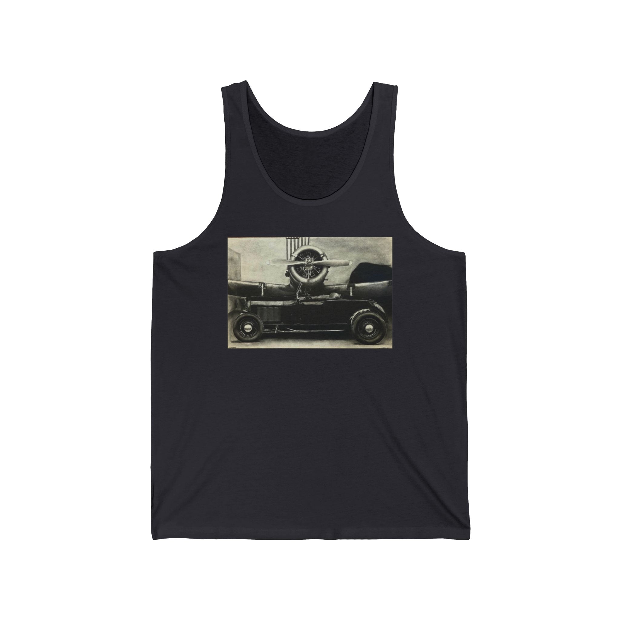 Vintage Speed Meets Sky Power Tank