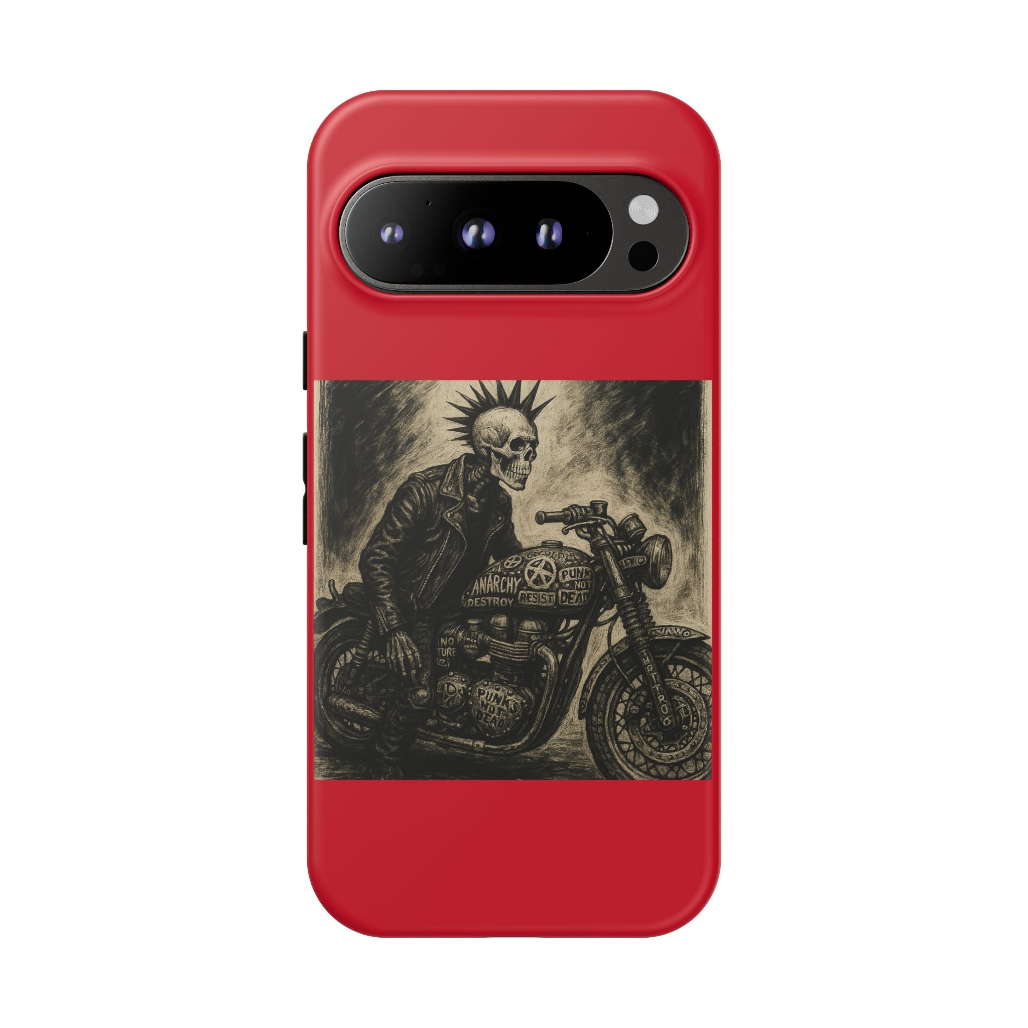 Gothic Punk Biker Skeleton Cases