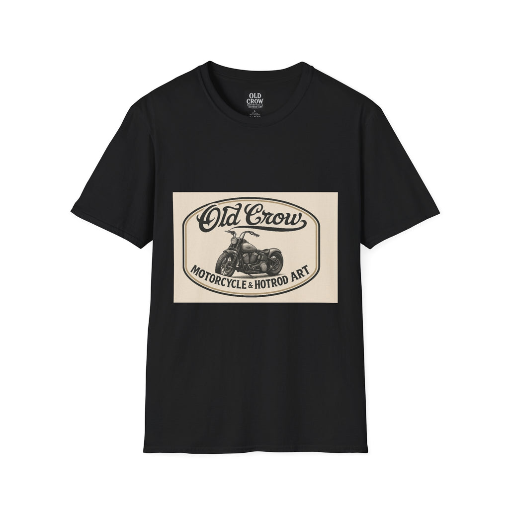 Retro Biker Life Old Crow Shop Sign T-Shirt
