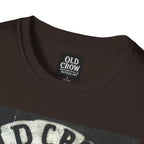 Old Crow Motorcycles Skull Emblem Patch T-Shirt