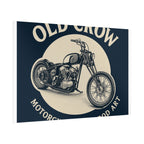 Old Crow Rolled Poster, Retro Wall Decor