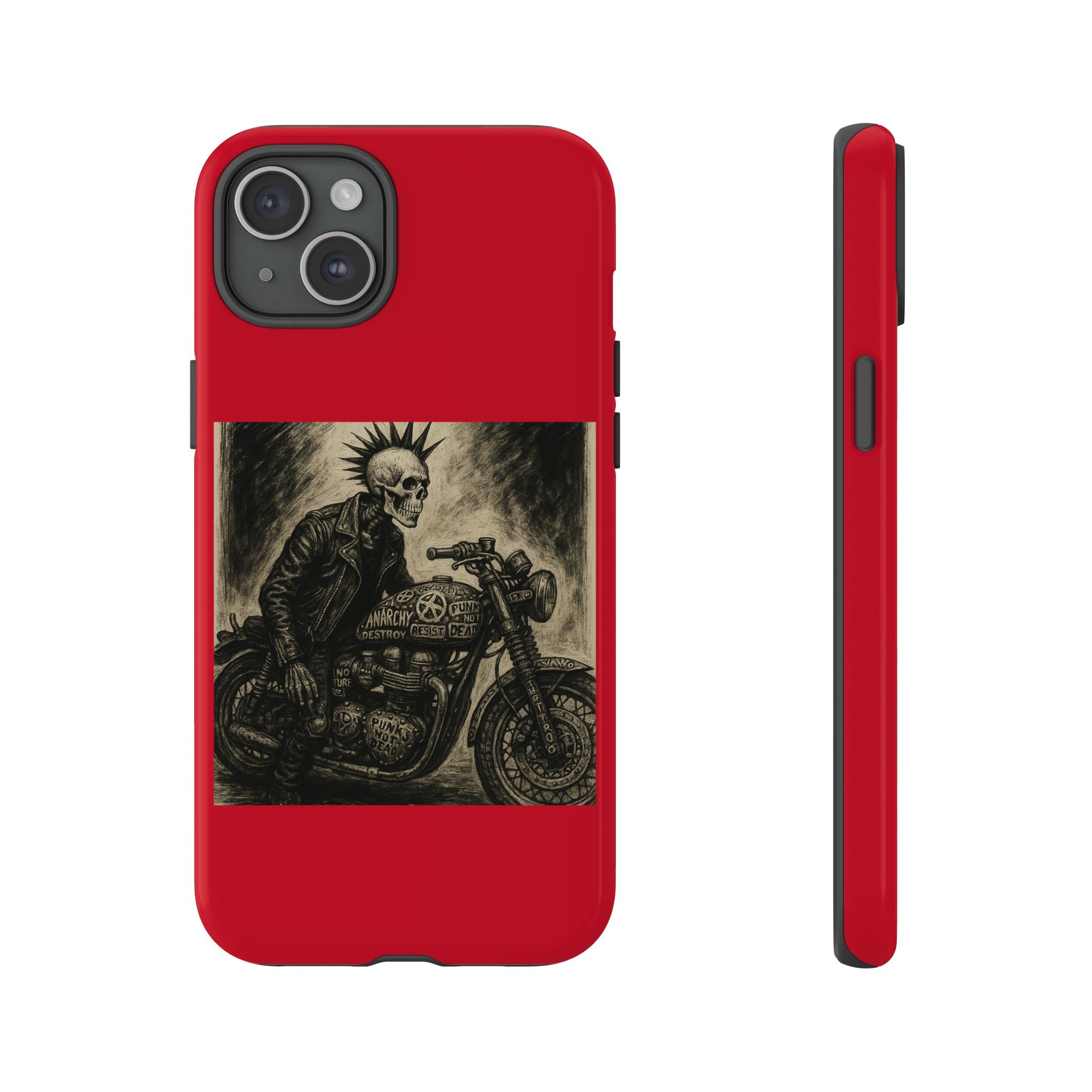 Gothic Punk Biker Skeleton Cases