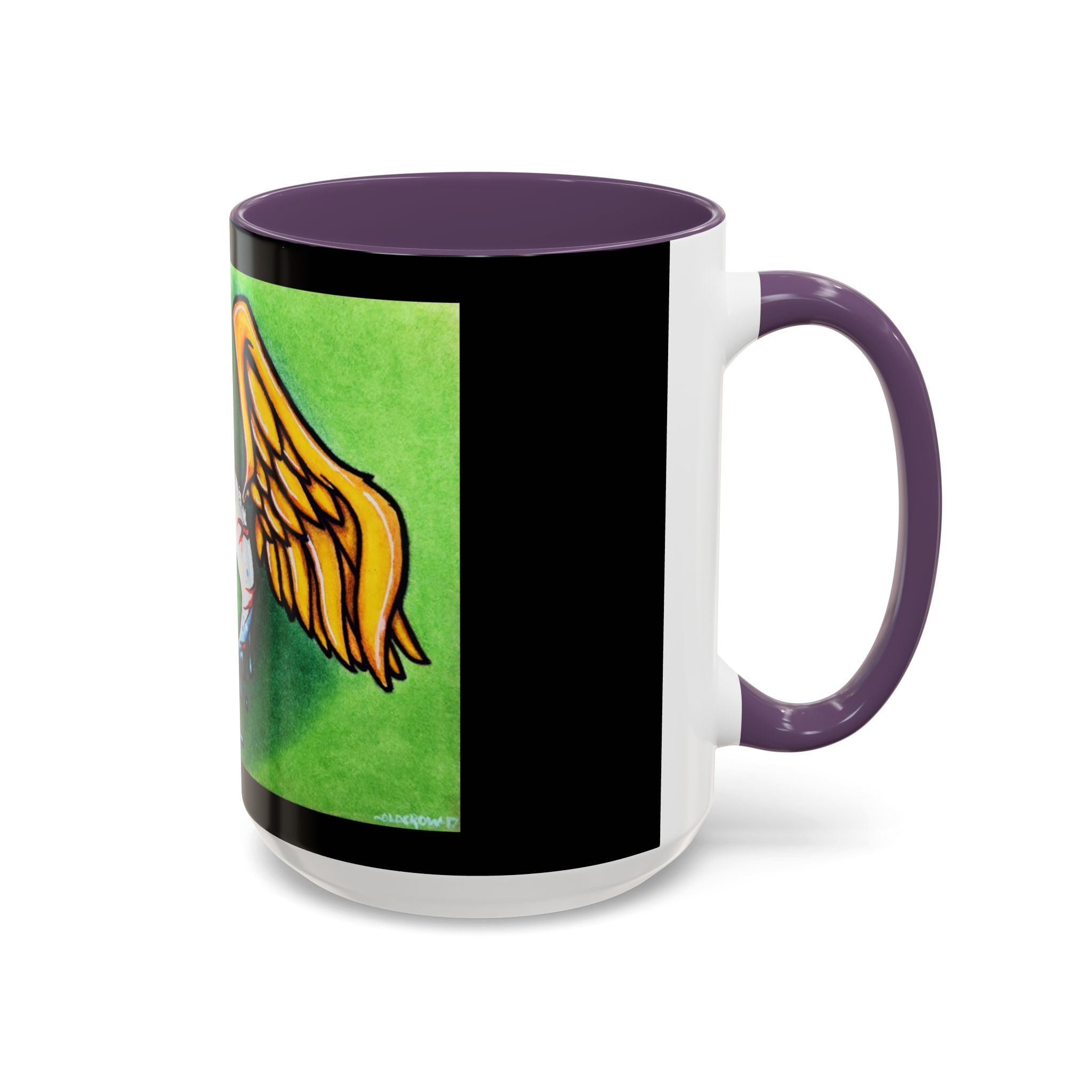 28 Whimsical Gothic Winged Eye Coffee Mug