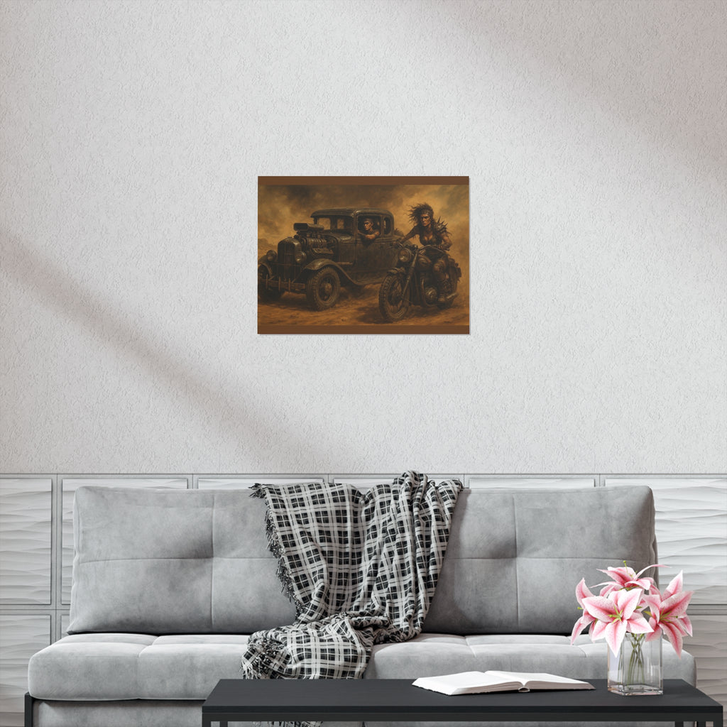 Full Throttle Fury Art Print, Uncoated Poster for Home Decor