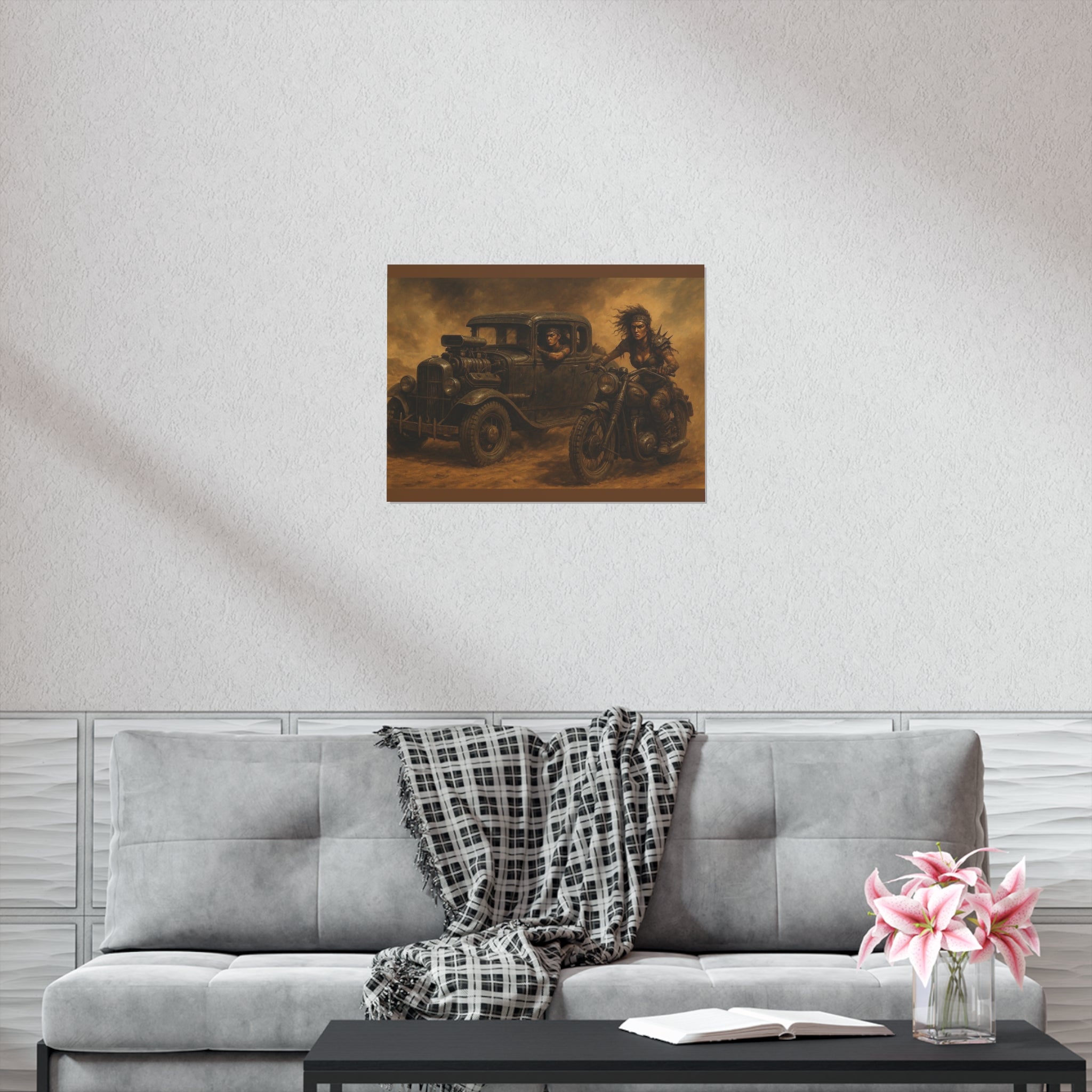 Full Throttle Fury Art Print, Uncoated Poster for Home Decor