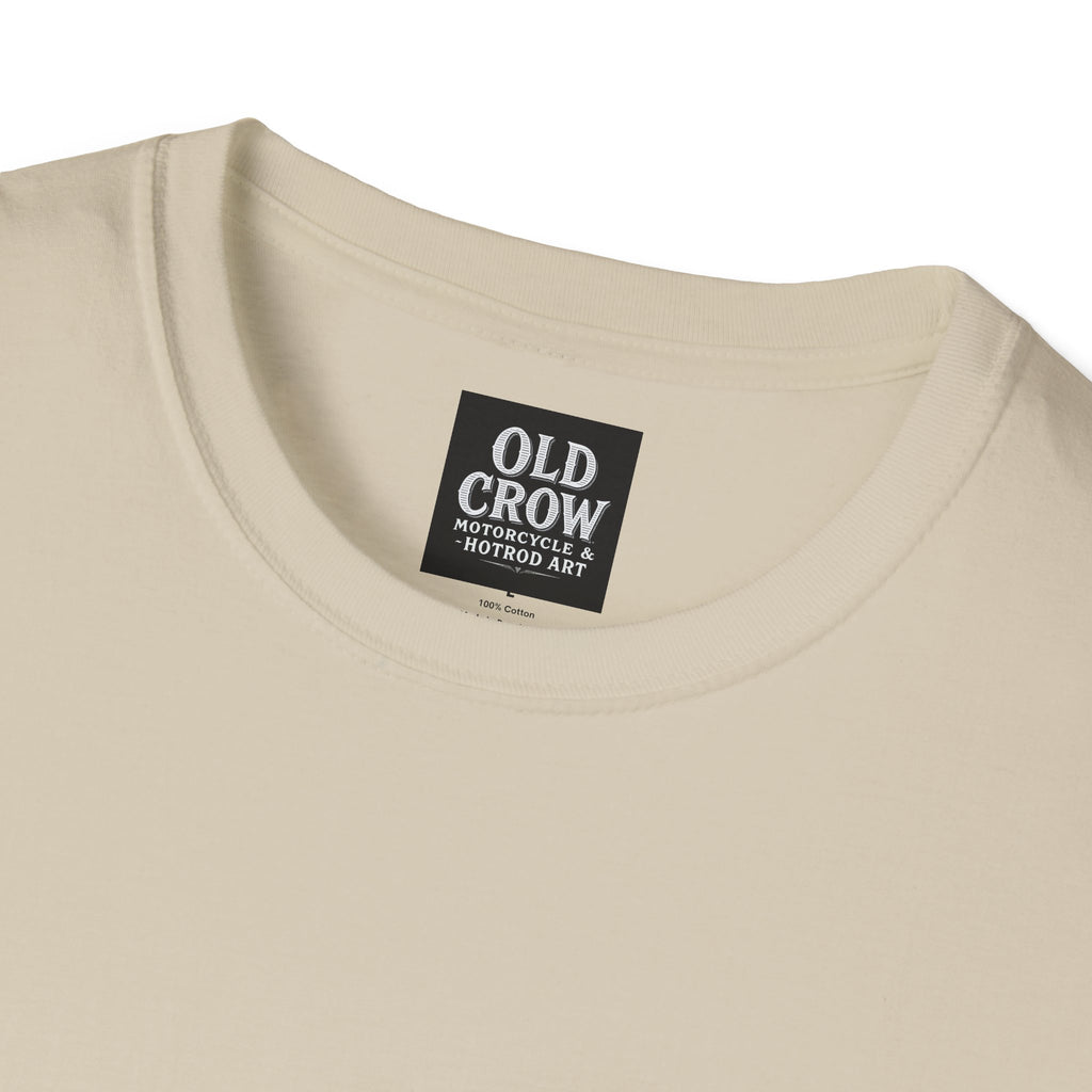 Retro Biker Life Old Crow Shop Sign T-Shirt